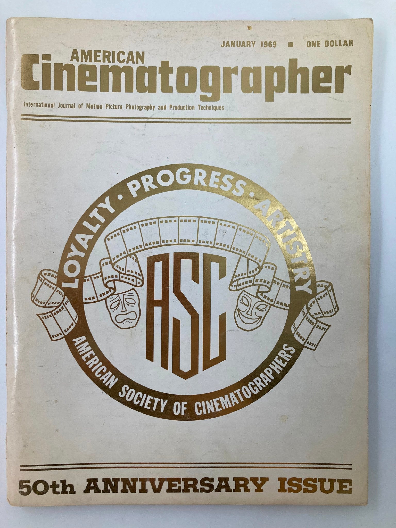 American Cinematographer Magazine January 1969 Loyalty, Progress & Artistry