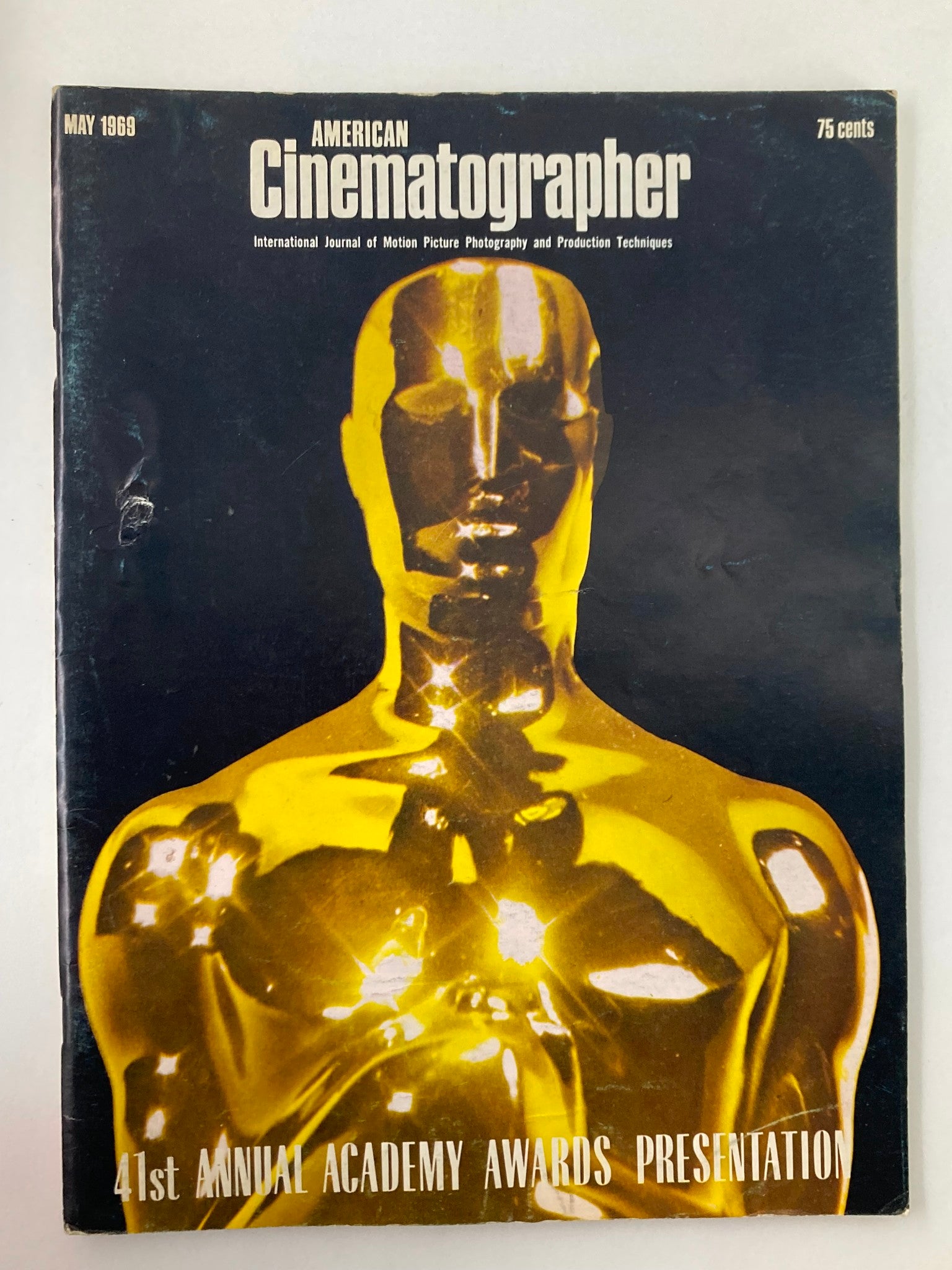 American Cinematographer Magazine May 1969 41st Annual Academy Awards