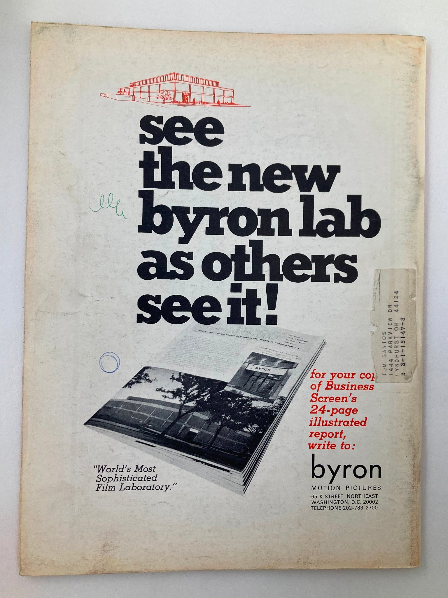 American Cinematographer Magazine July 1969 They Shoot Horses, Don't They?