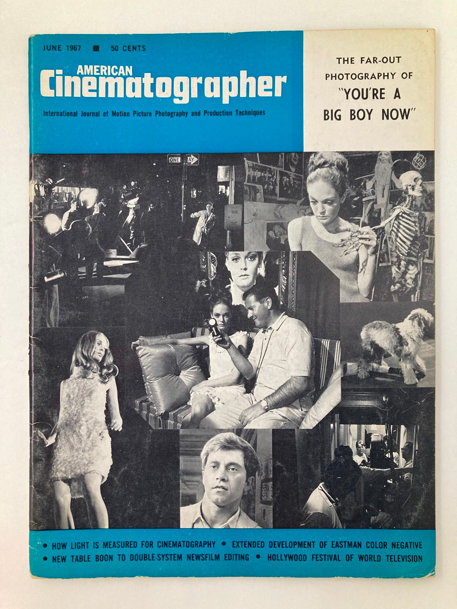 American Cinematographer Magazine June 1967 You're A Big Boy Now Andrew Laszlo