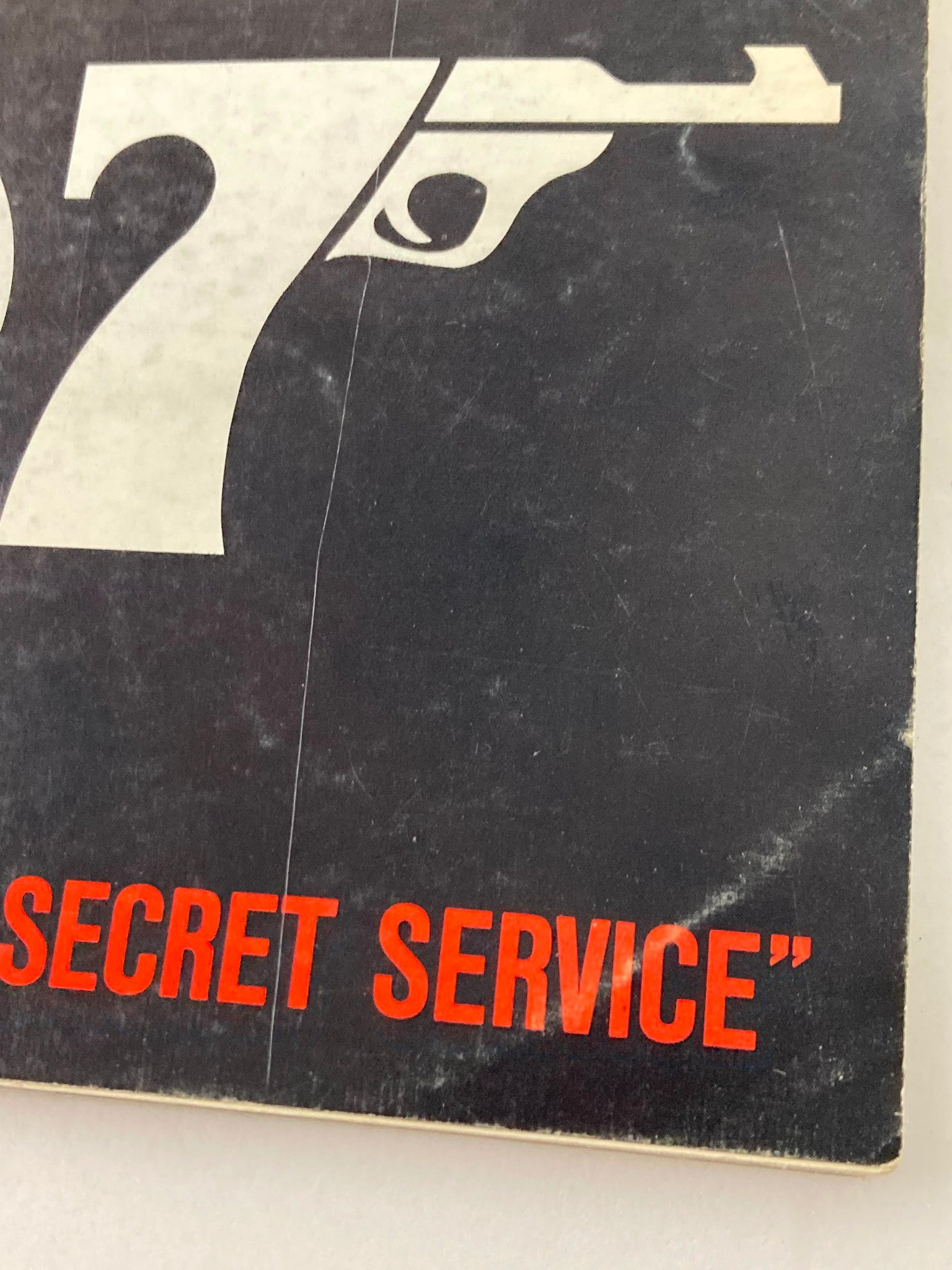 Close-up of the title 'On Her Majesty's Secret Service' and the '007' logo from the American Cinematographer Magazine March 1970 cover.