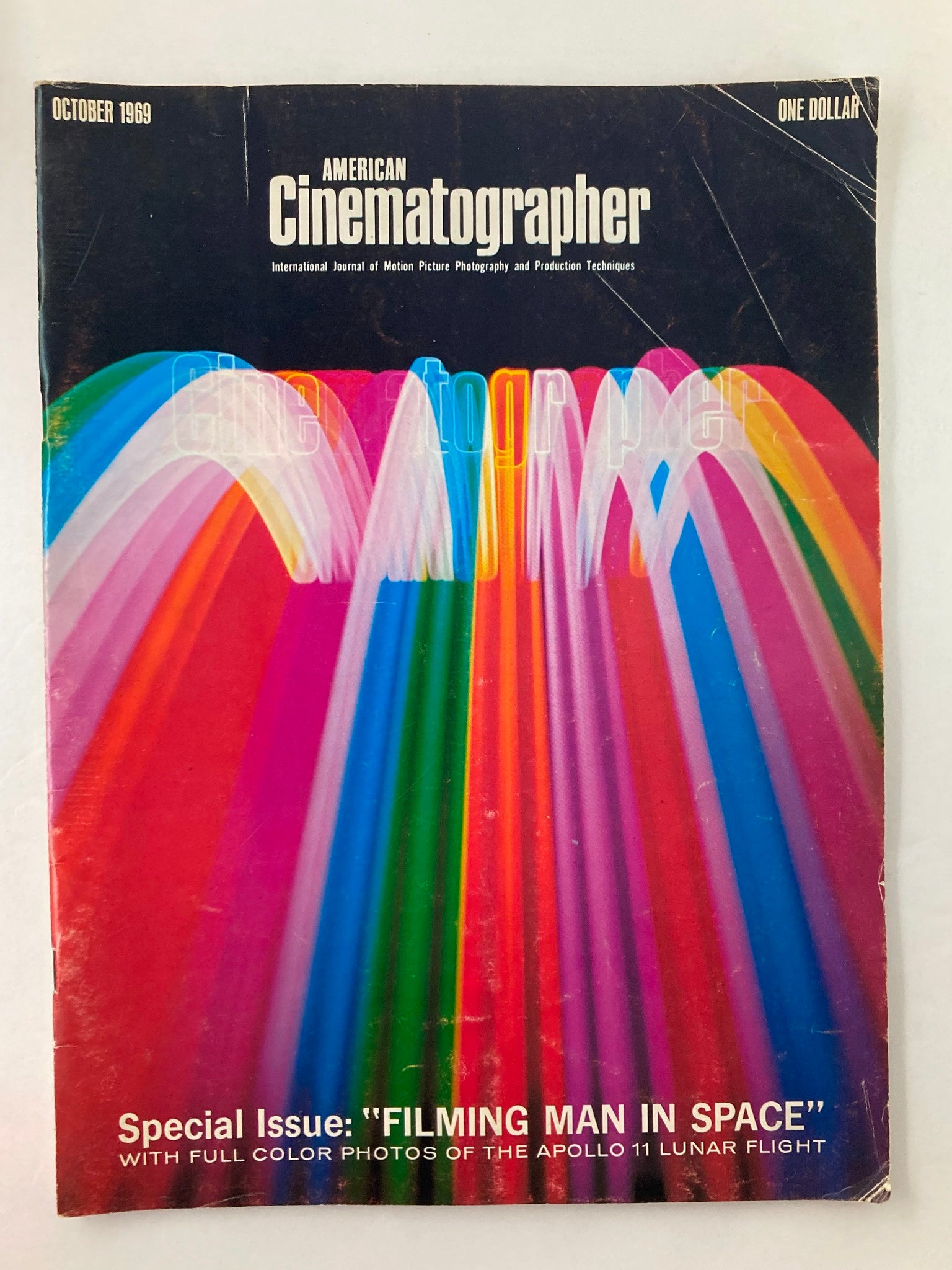 American Cinematographer Magazine October 1969 Filming Man in Space No Label