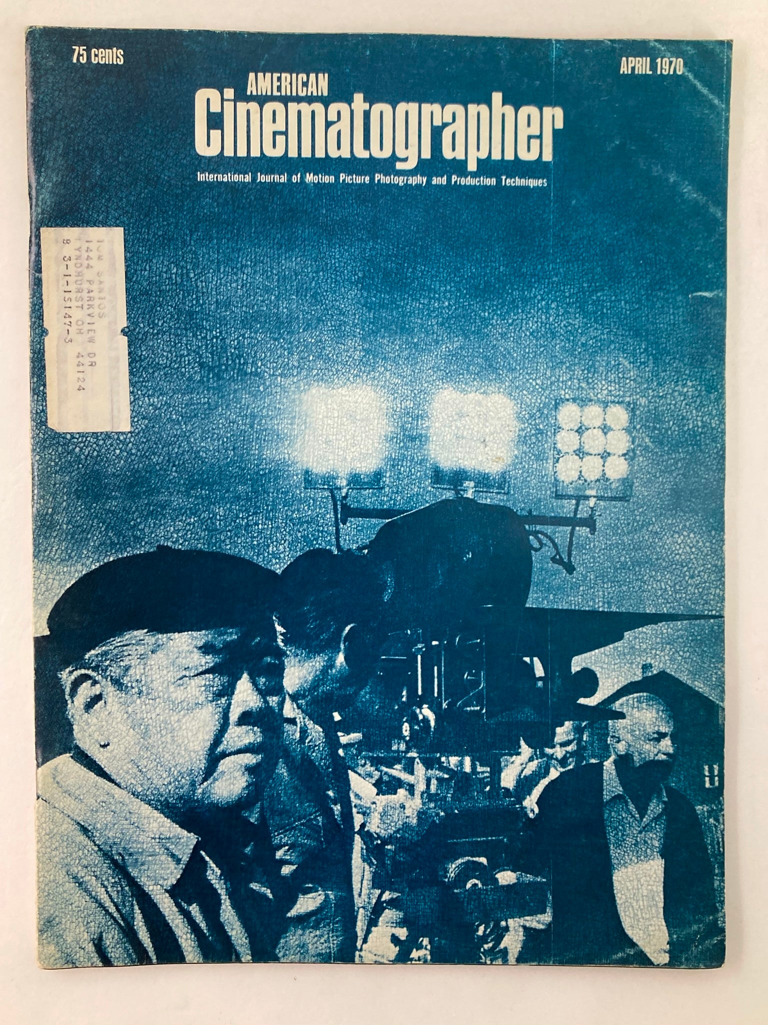 American Cinematographer Magazine April 1970 James Wong "The Molly Maguires"