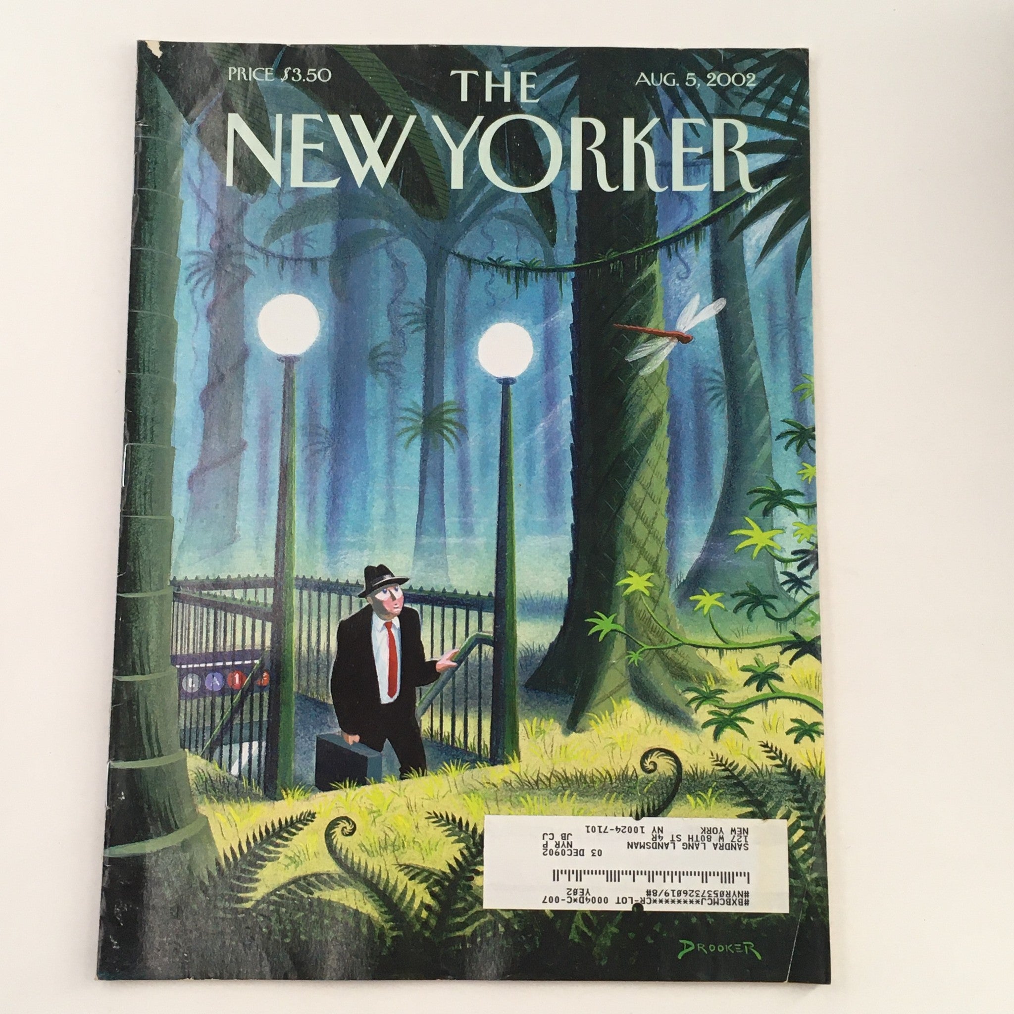 The New Yorker Full Magazine August 5 2002 Stock Shock by Eric Drooker