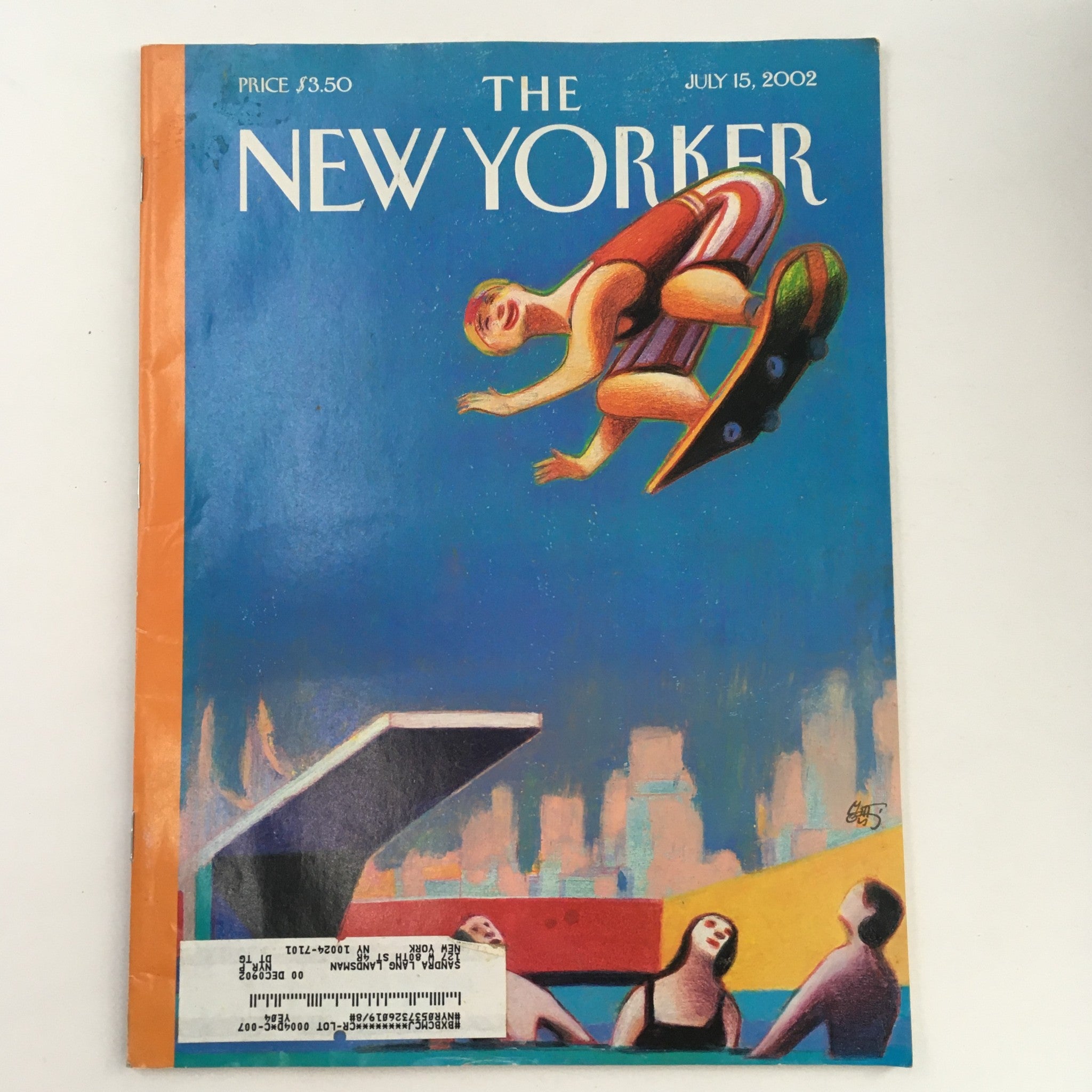 The New Yorker Full Magazine July 15 2002 Summer Highs by Lorenzo Mattotti