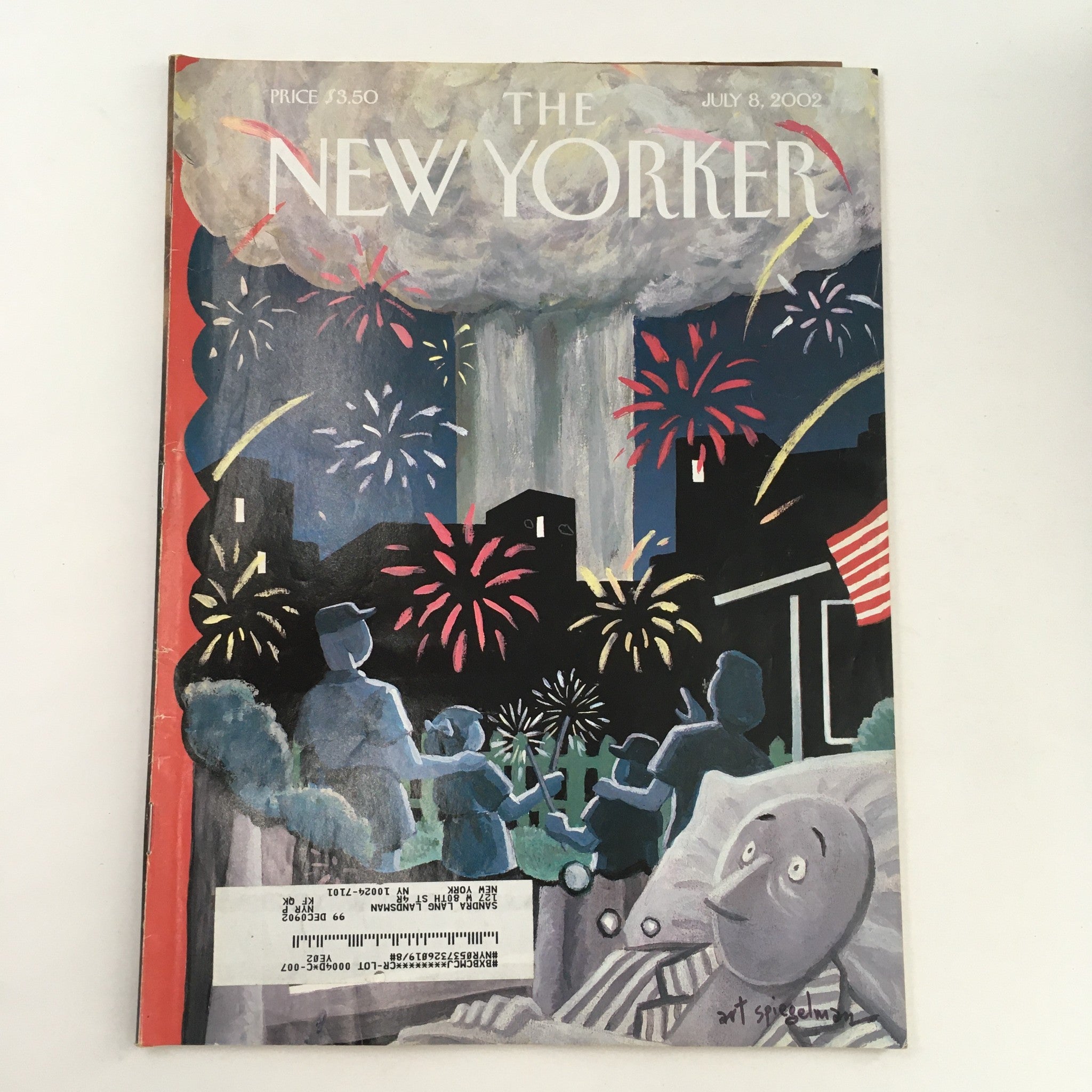 The New Yorker Full Magazine July 8 2002 Fears of July 2002 by Art Spiegelman