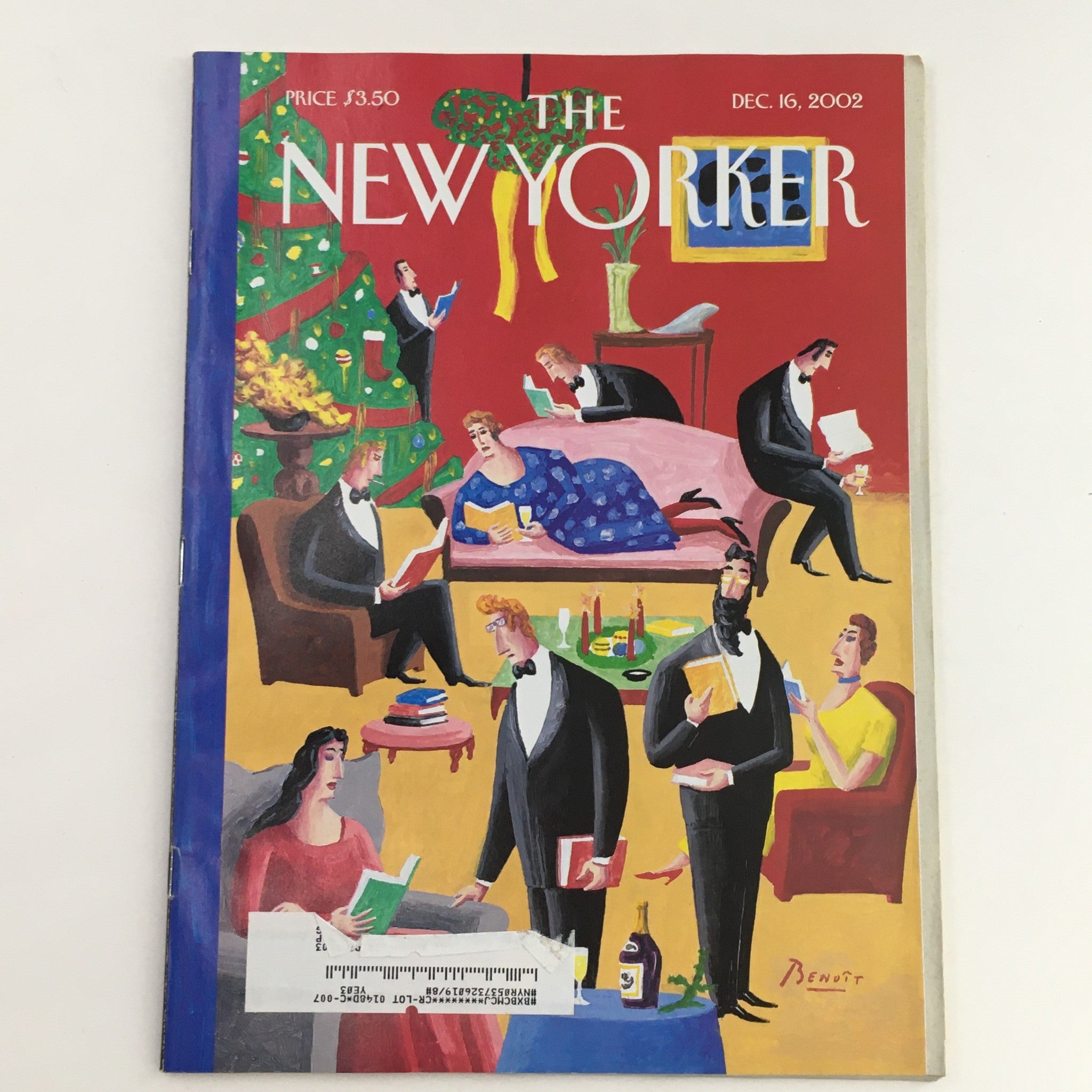 The New Yorker Magazine December 16 2002 Seasonal Festivities Benoit van Innis