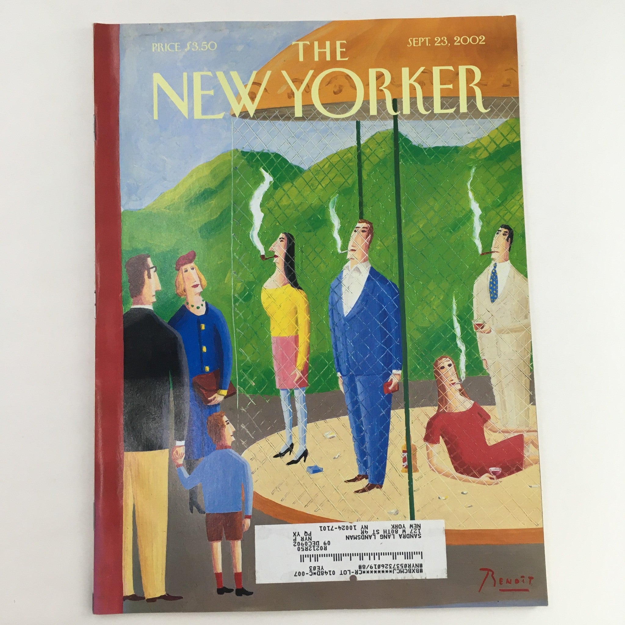 The New Yorker Magazine September 23 2002 Endangered Species Benoit van Innis VG