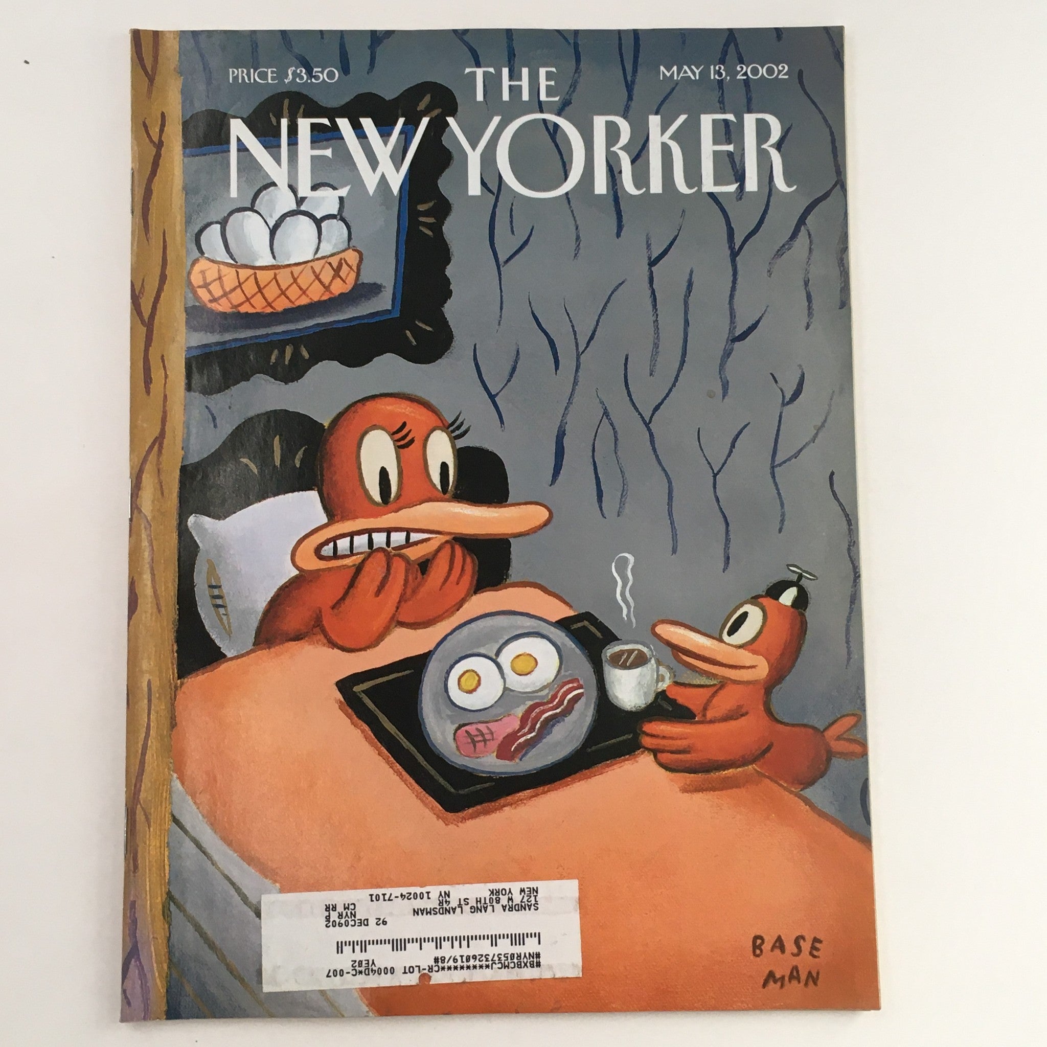 The New Yorker Full Magazine May 13 2002 To My Mom by Gary Baseman VG