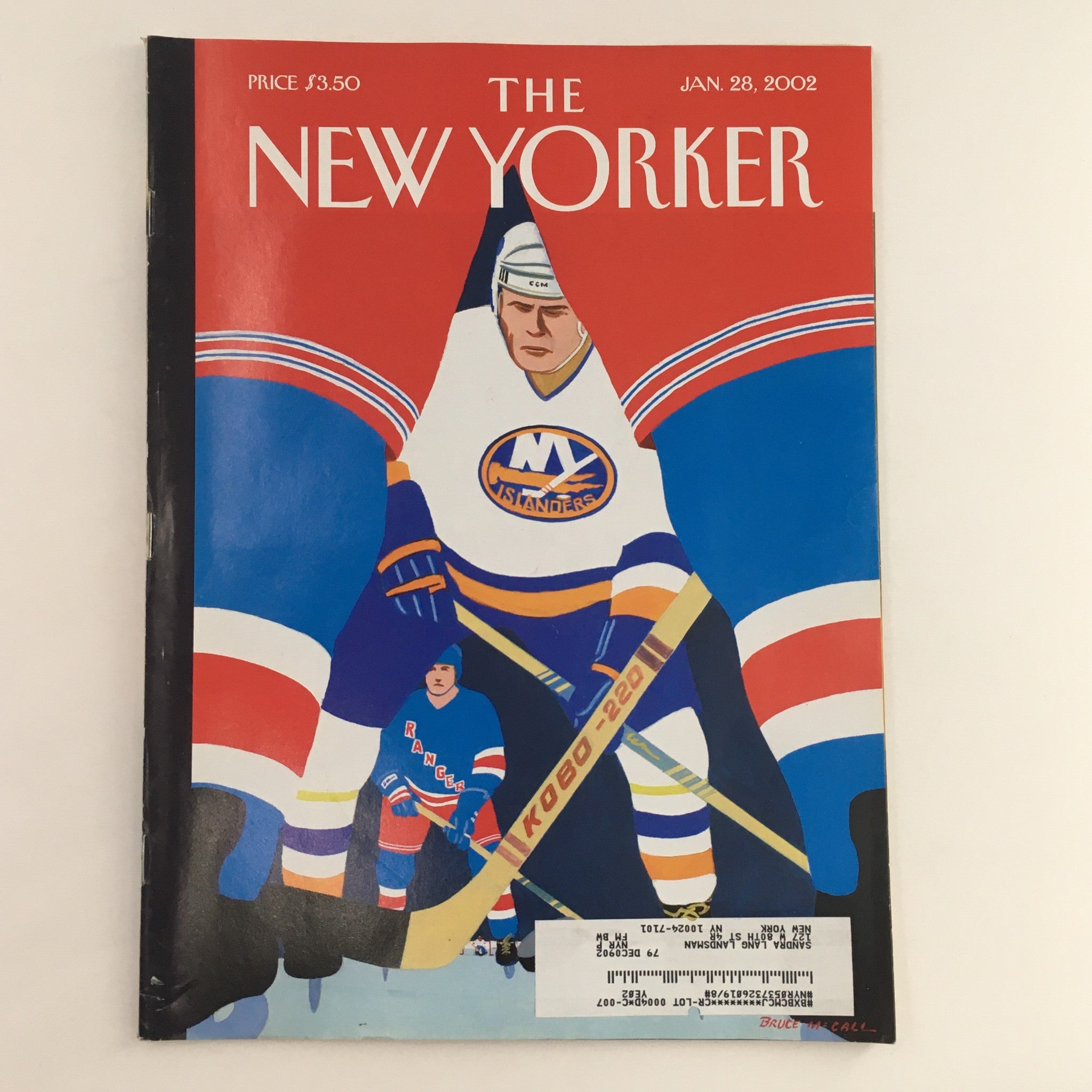 The New Yorker Full Magazine January 28 2002 Ice Level by Bruce McCall VG