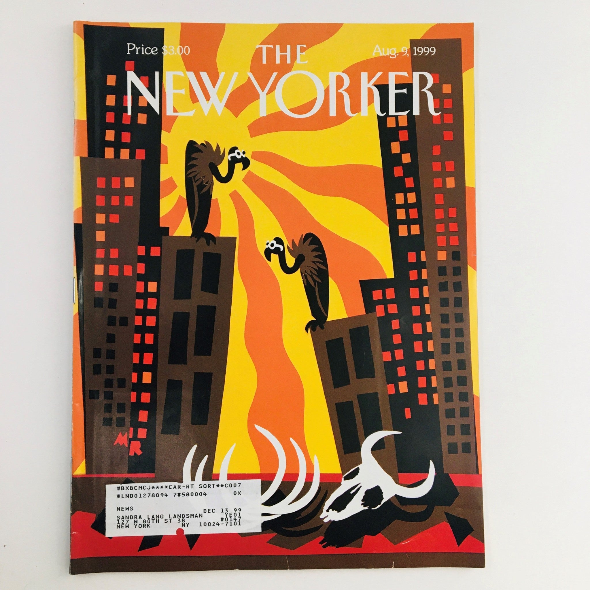 The New Yorker Full Magazine August 9 1999 Heat Wave by Michael Roberts VG