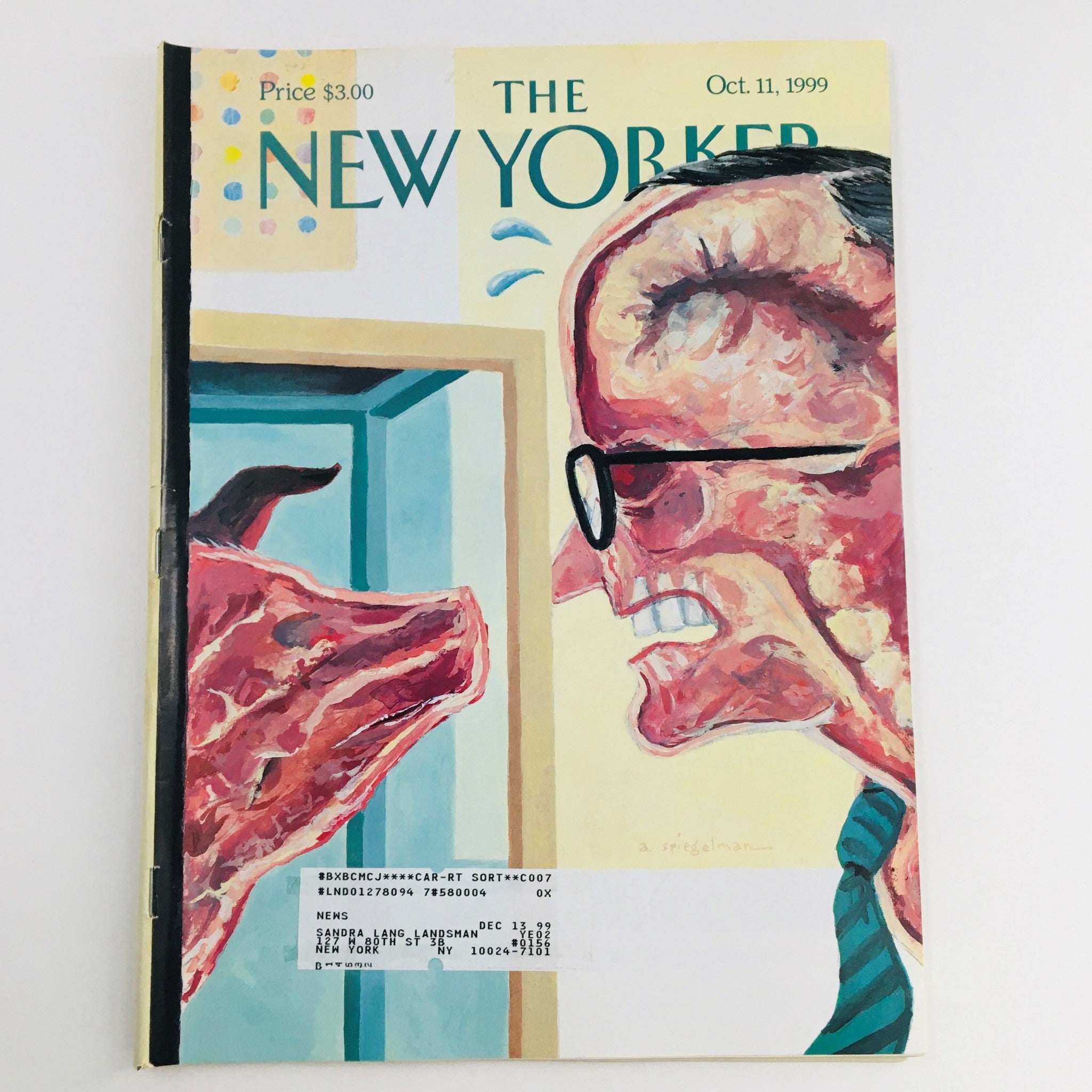 The New Yorker Full Magazine October 11 1999 Open-Minded Mayor Art Spiegelman