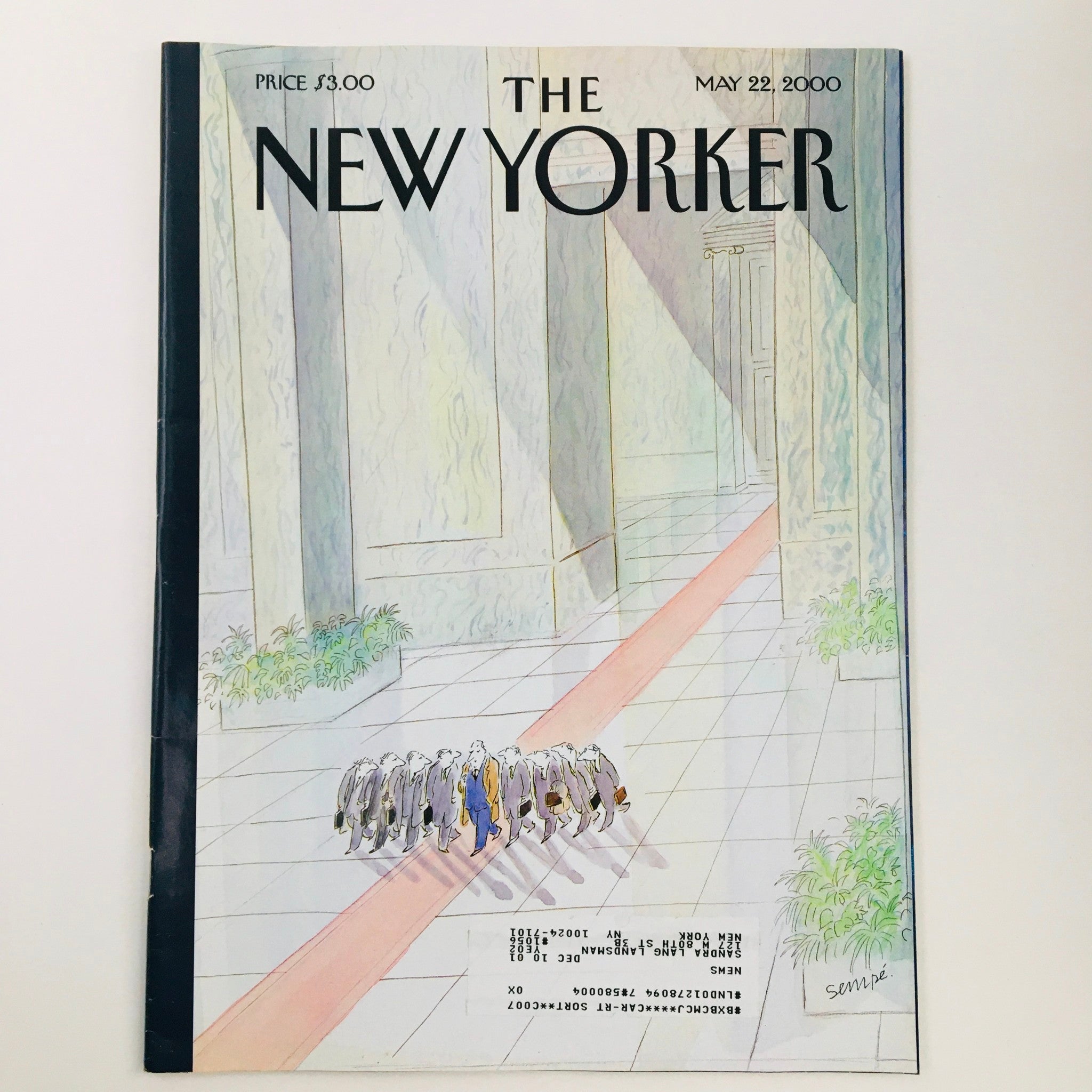 The New Yorker Magazine May 22 2000 Hanging on Every World by Jean-J Sempé