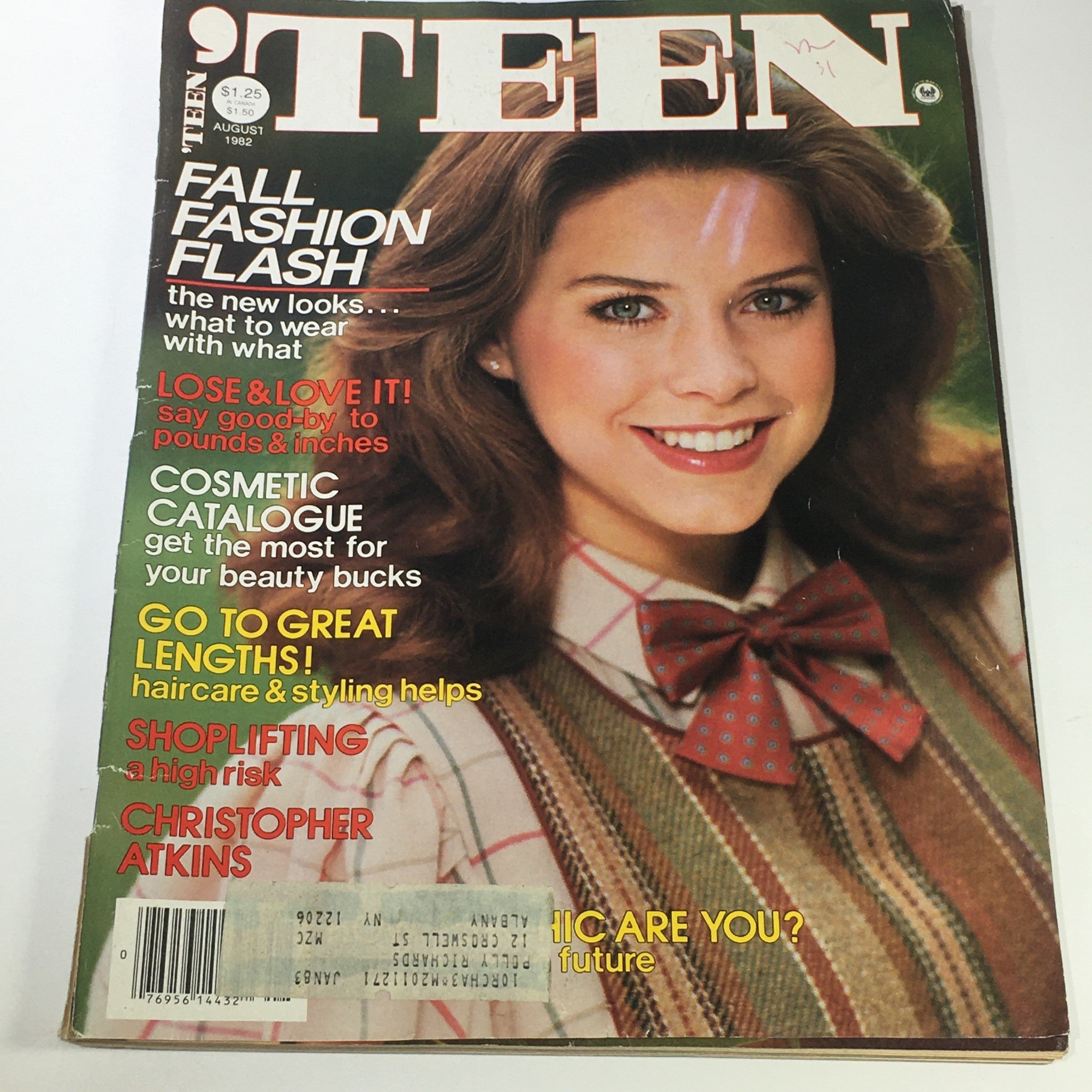 VTG Teen Magazine: August 1982 - Christopher Atkins / Fall Fashion Flash