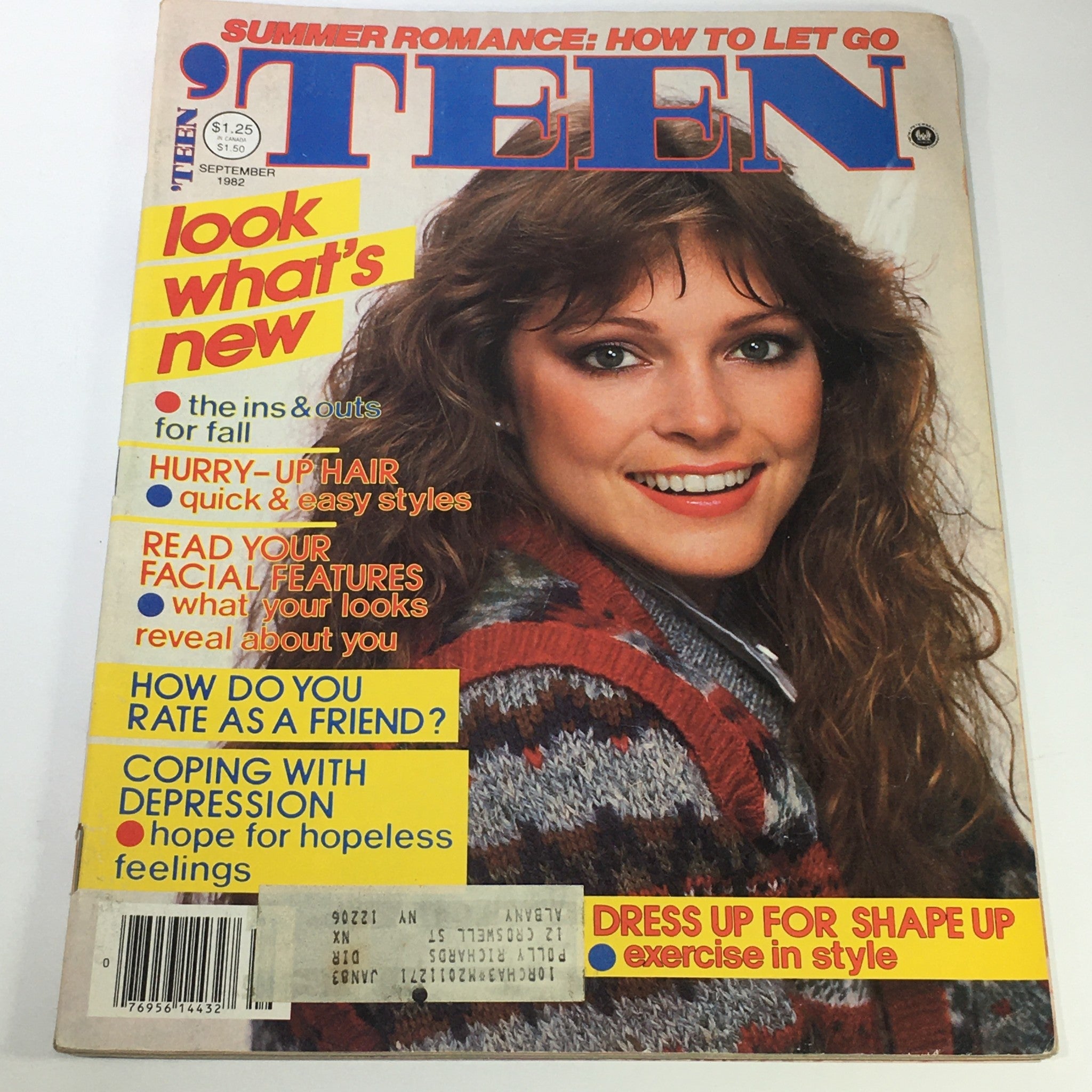 VTG Teen Magazine: September 1982 - Dress Up For Shape Up / Exercise In Style