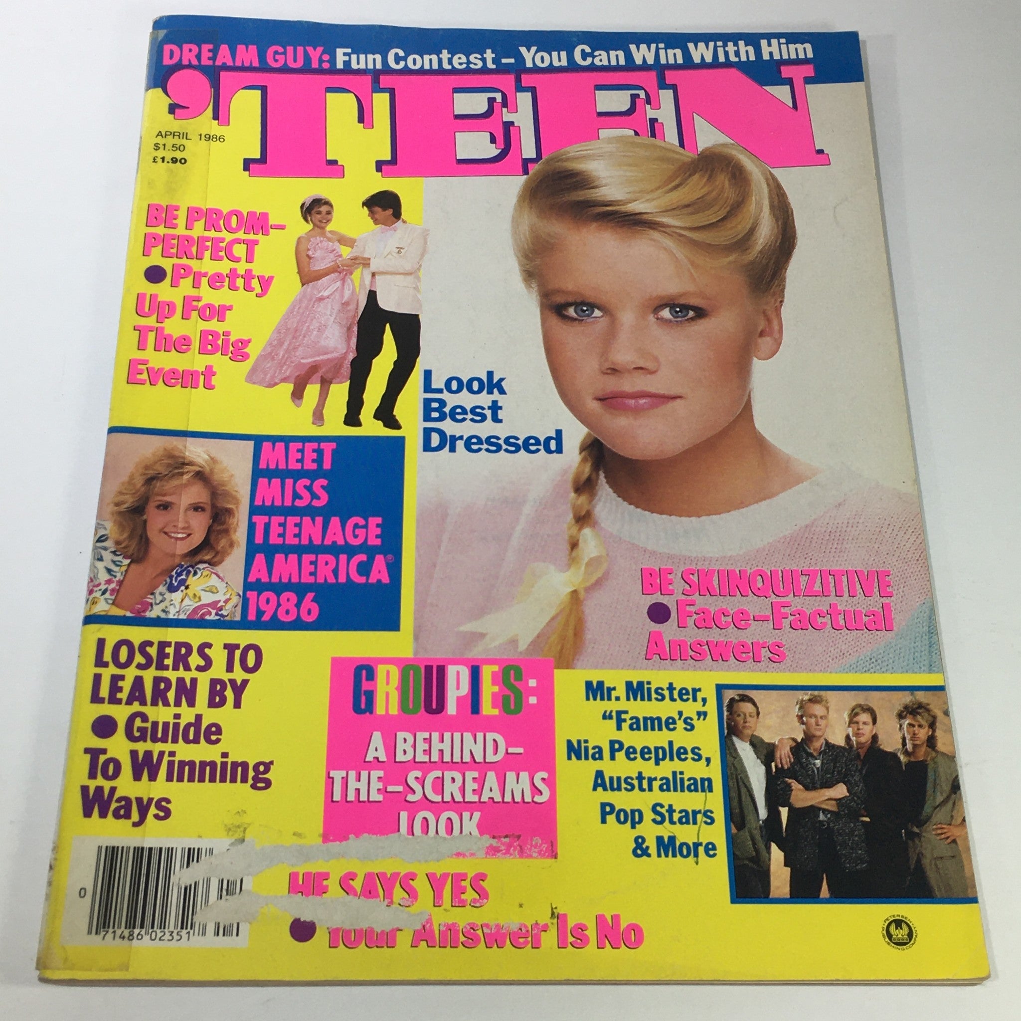 VTG Teen Magazine: April 1986 - Mr. Mister's "Fames" Nia Neeples & More