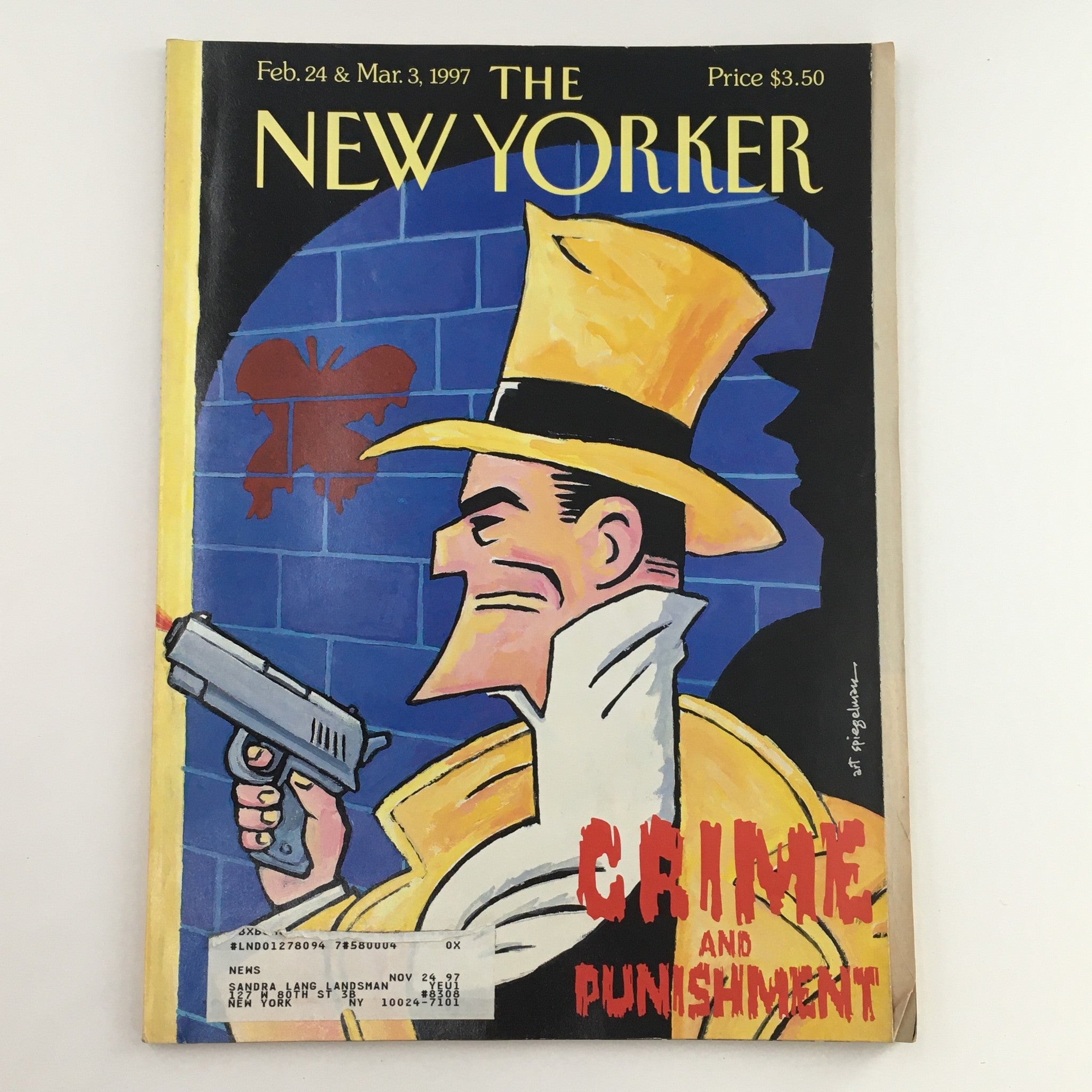 The New Yorker Full Magazine February 27 1997 Dick Tilley Cover Art Spiegelman