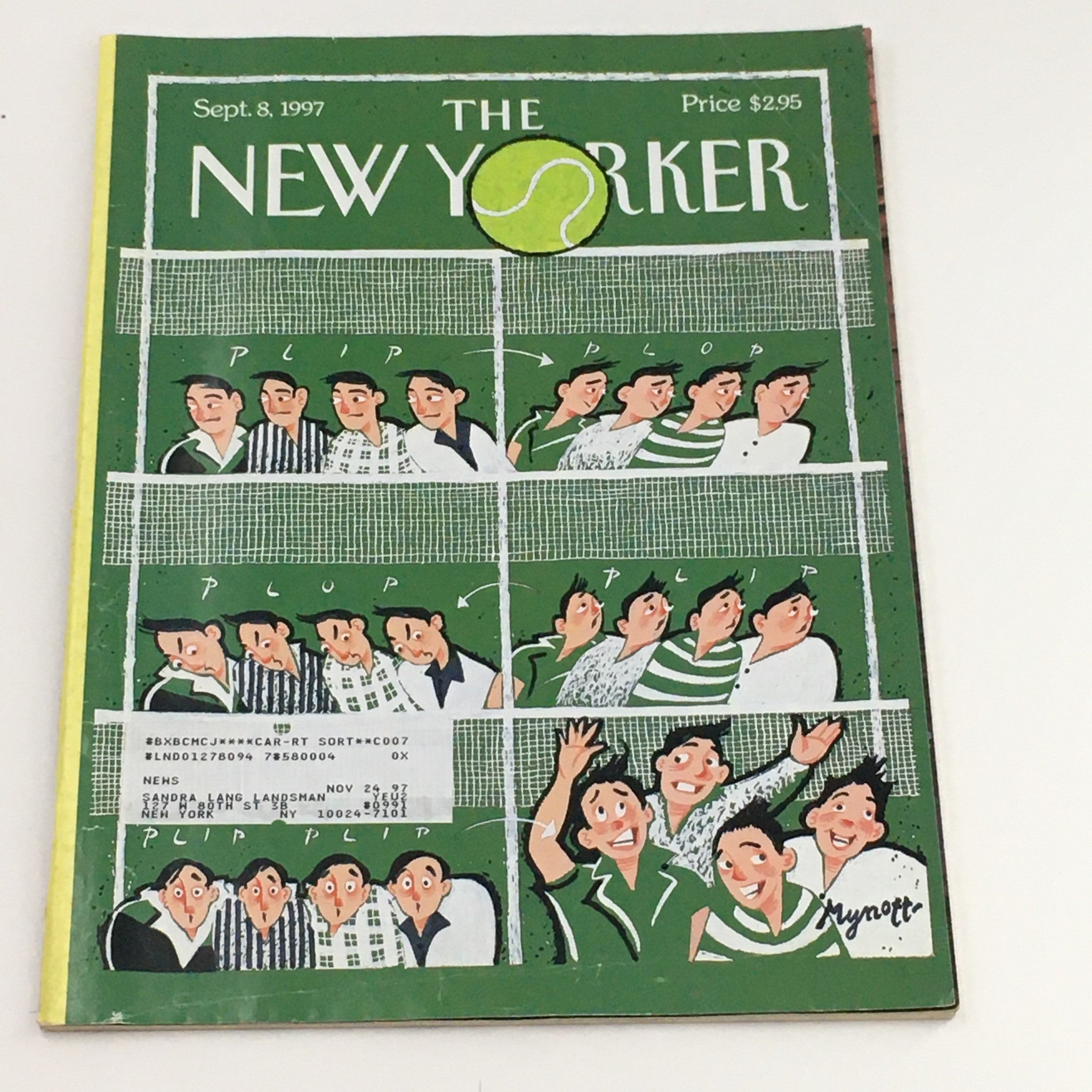 The New Yorker Full Magazine September 8 1997 Game, Set & Match Lawrence Mynott