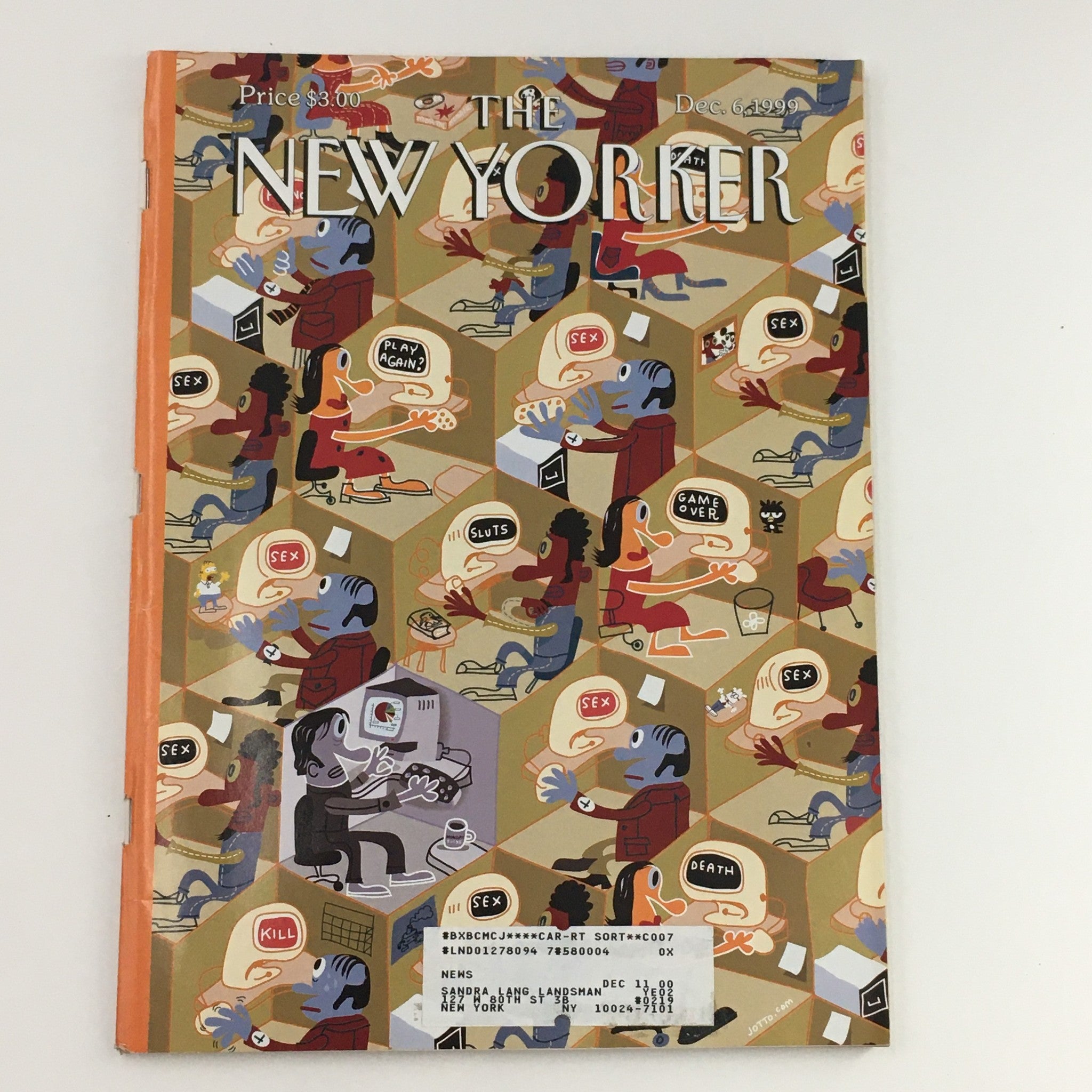 The New Yorker Full Magazine December 6 1999 Work & Play Station J. Otto Seibold