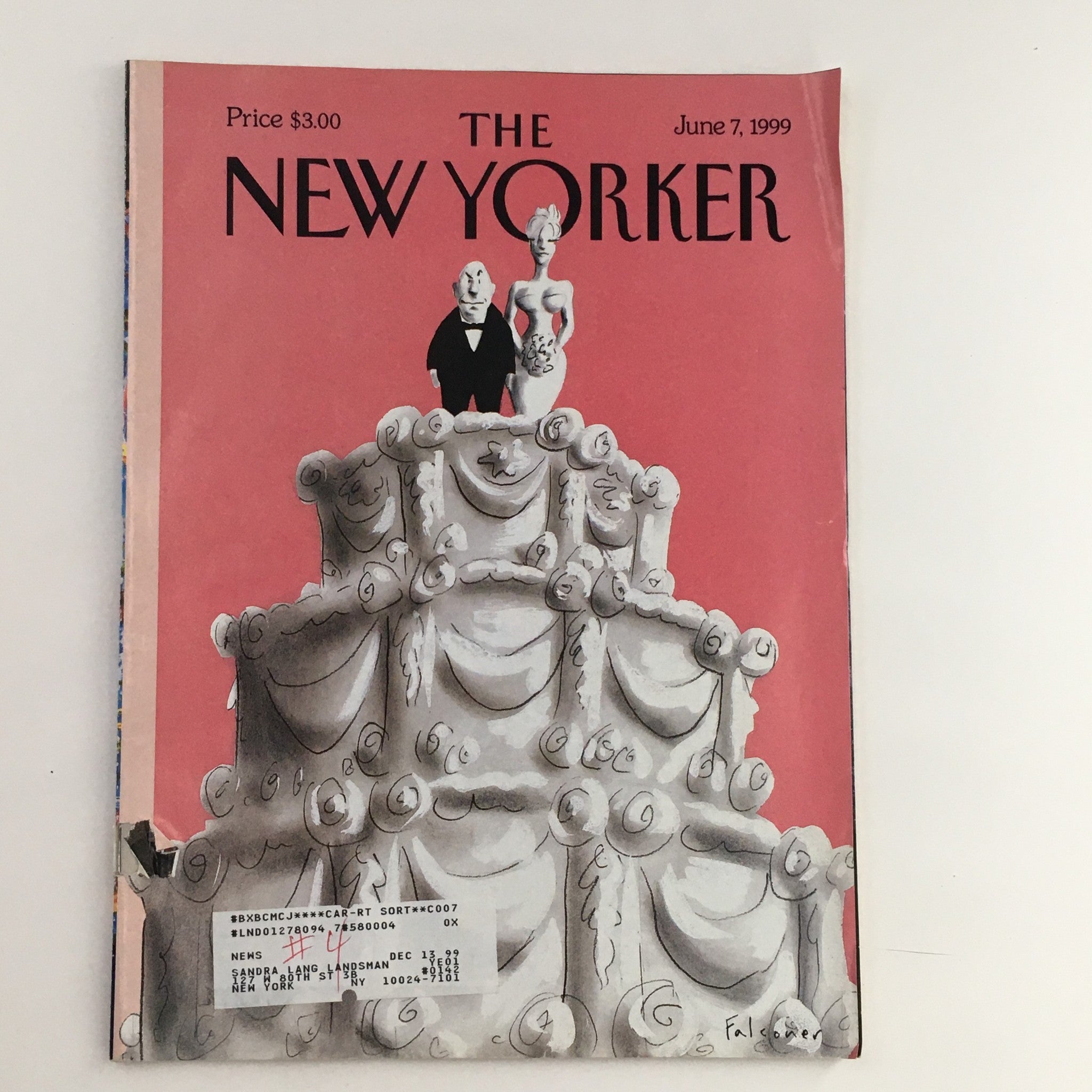 The New Yorker Full Magazine June 7 1999 The Icing on the Cake by Ian Falconer