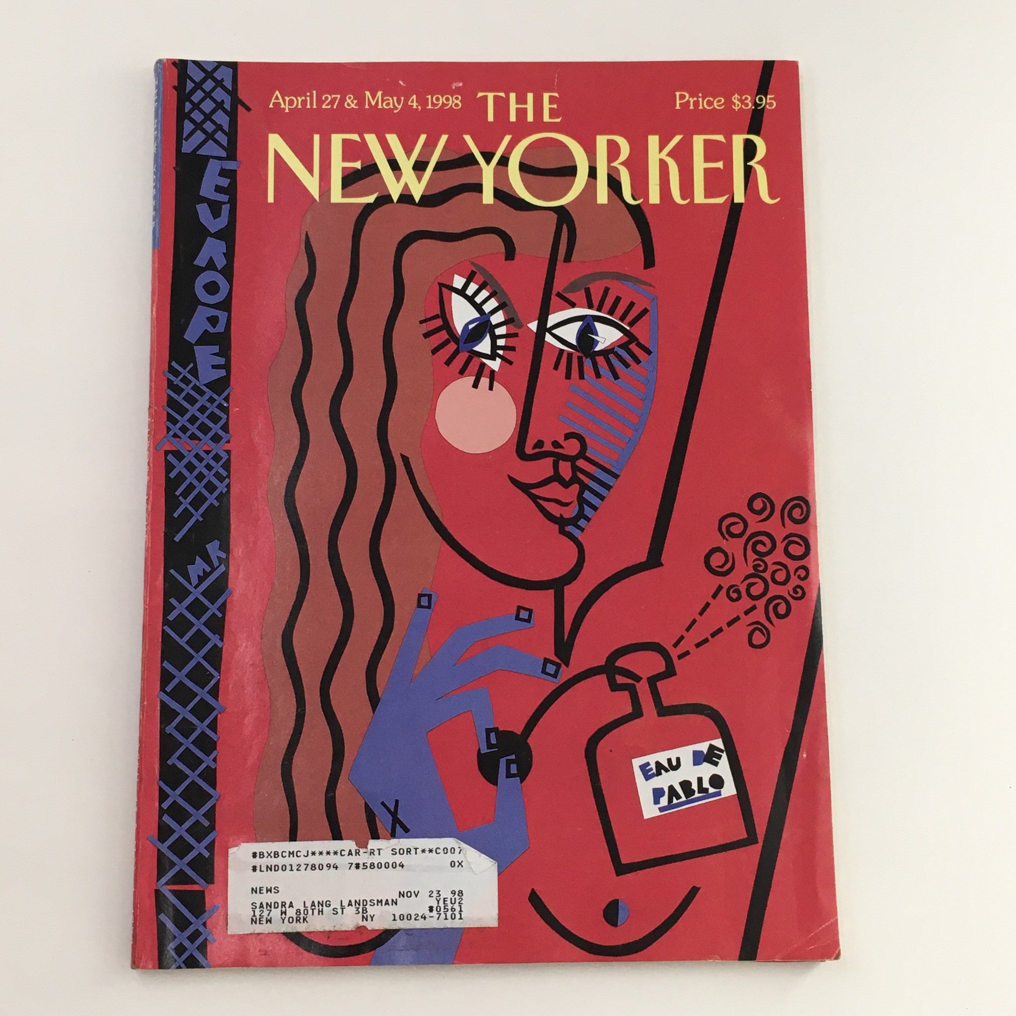 The New Yorker Full Magazine April 27 1998 Eau de Pablo by Michael Roberts