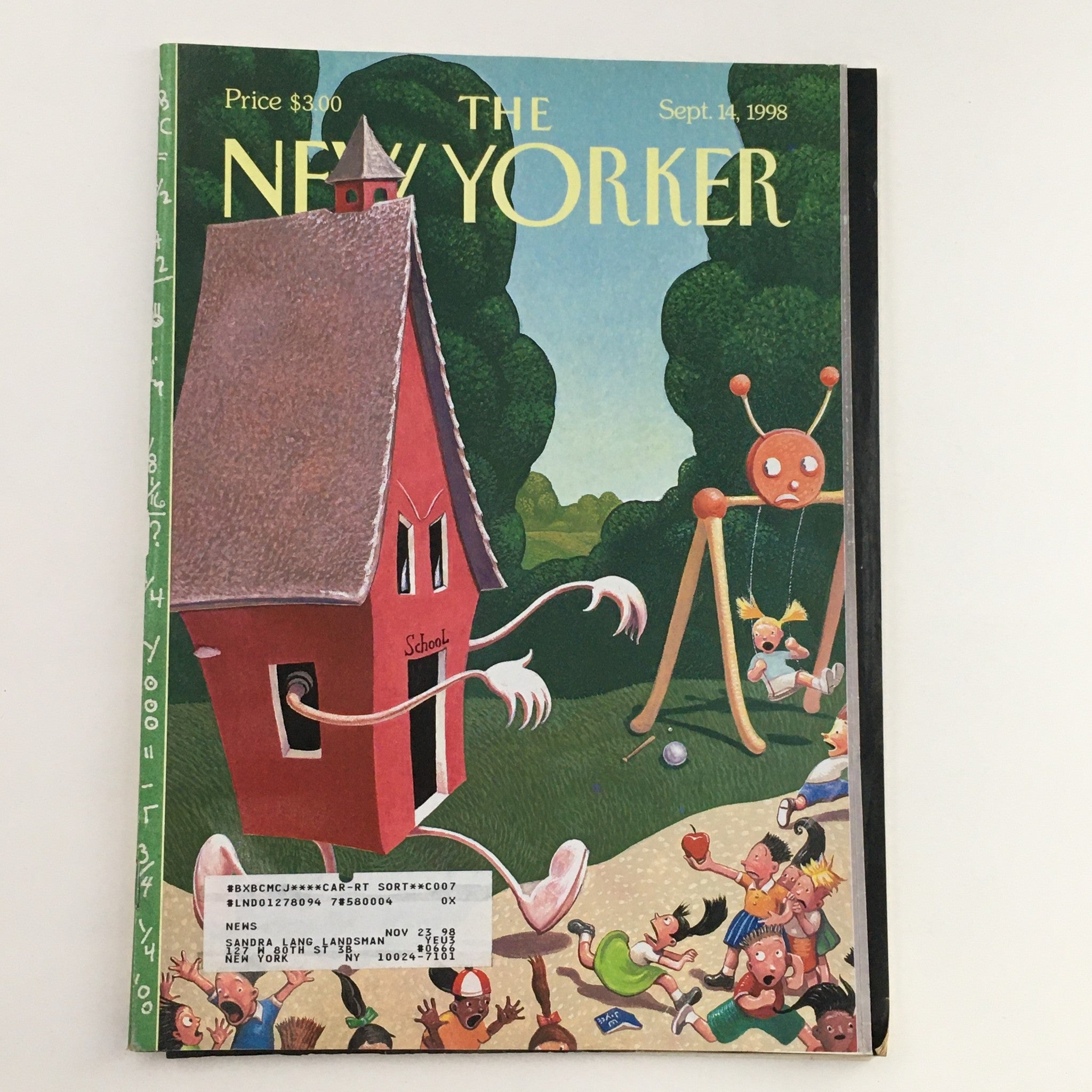 The New Yorker Full Magazine September 14 1998 Back to School by William Joyce