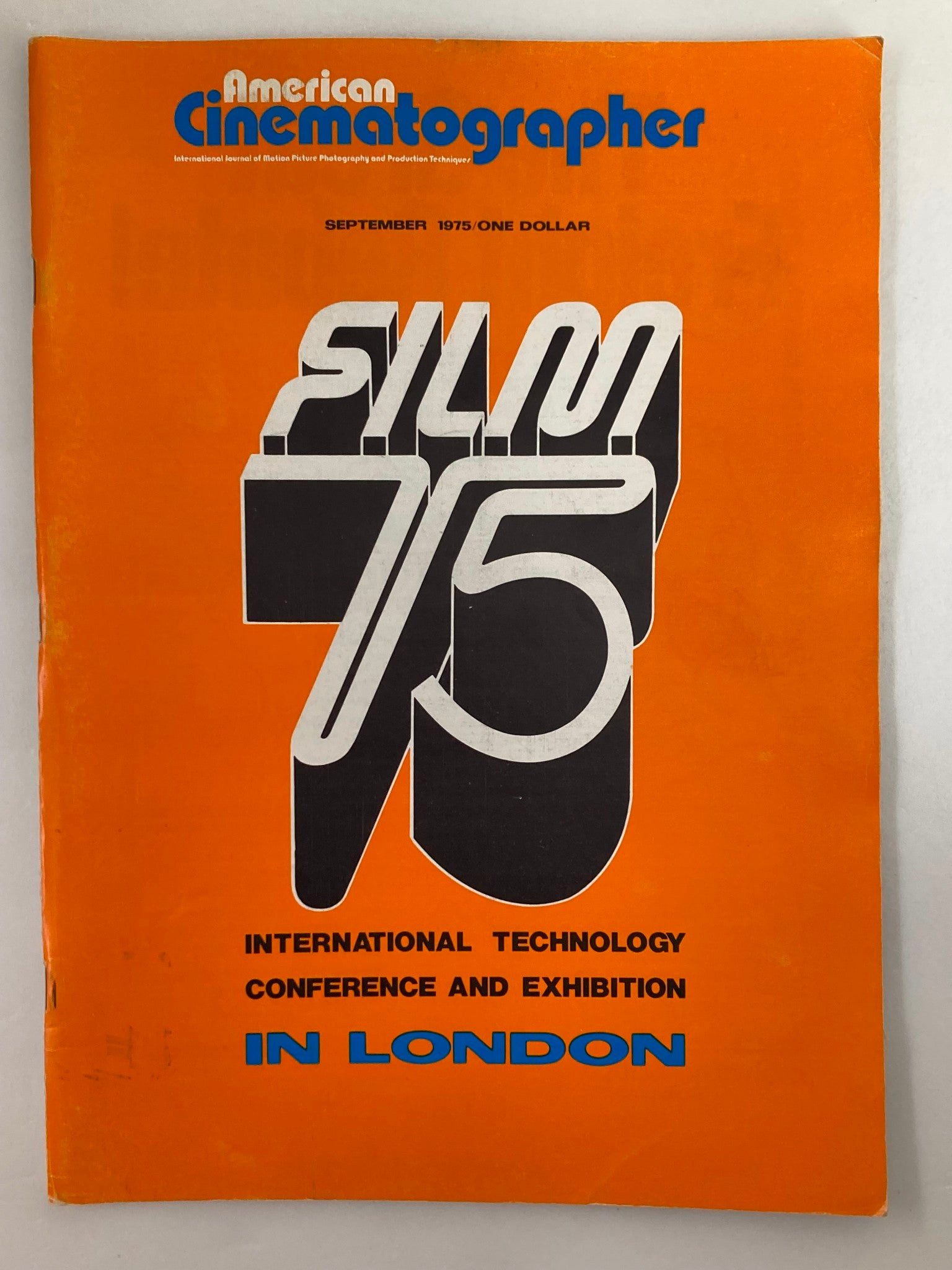 American Cinematographer Magazine September 1975 International Technology '75