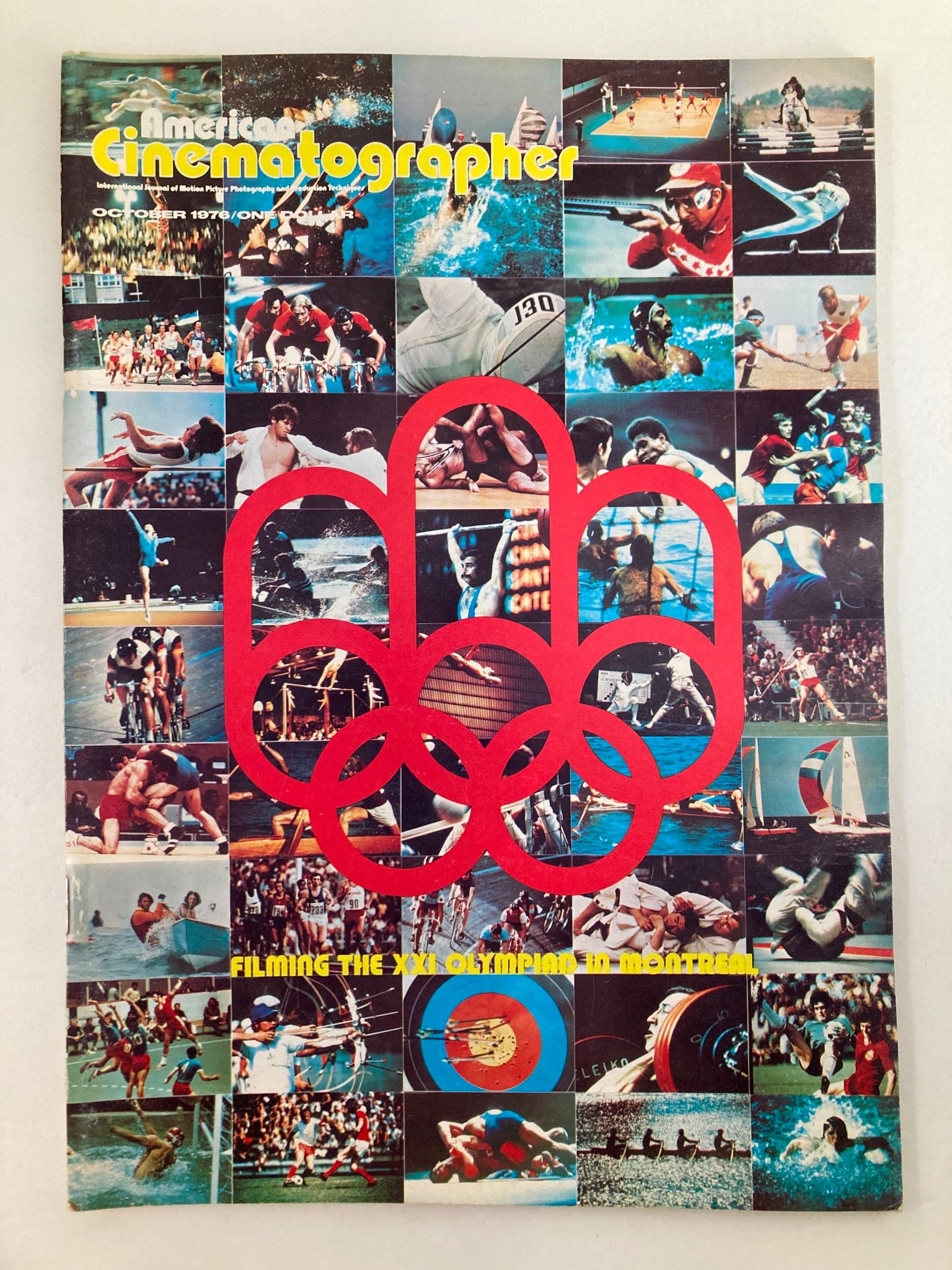 American Cinematographer Magazine October 1976 The XXI Olympiad in Montreal