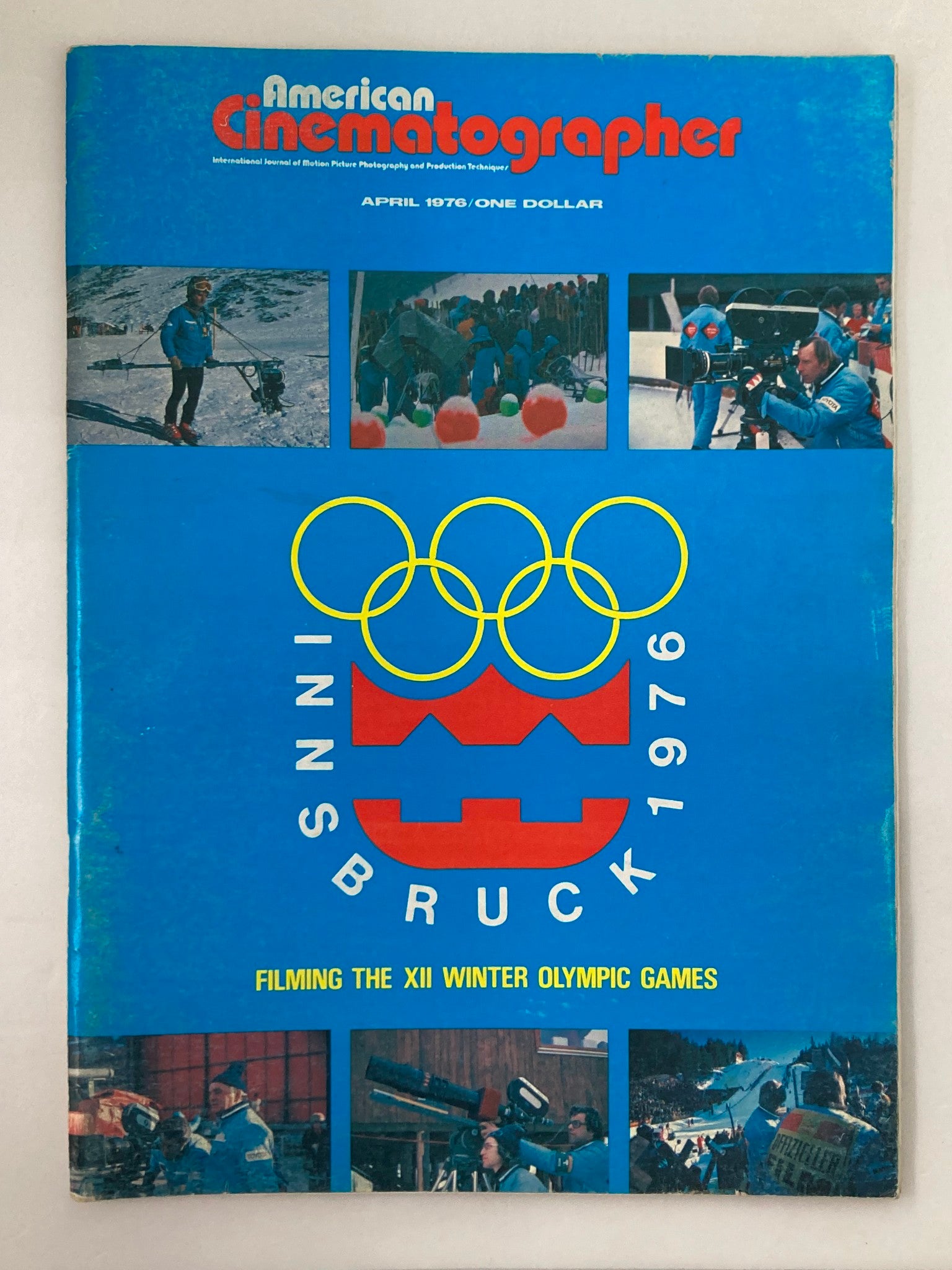 American Cinematographer Magazine April 1976 The XII Winter Olympic Games