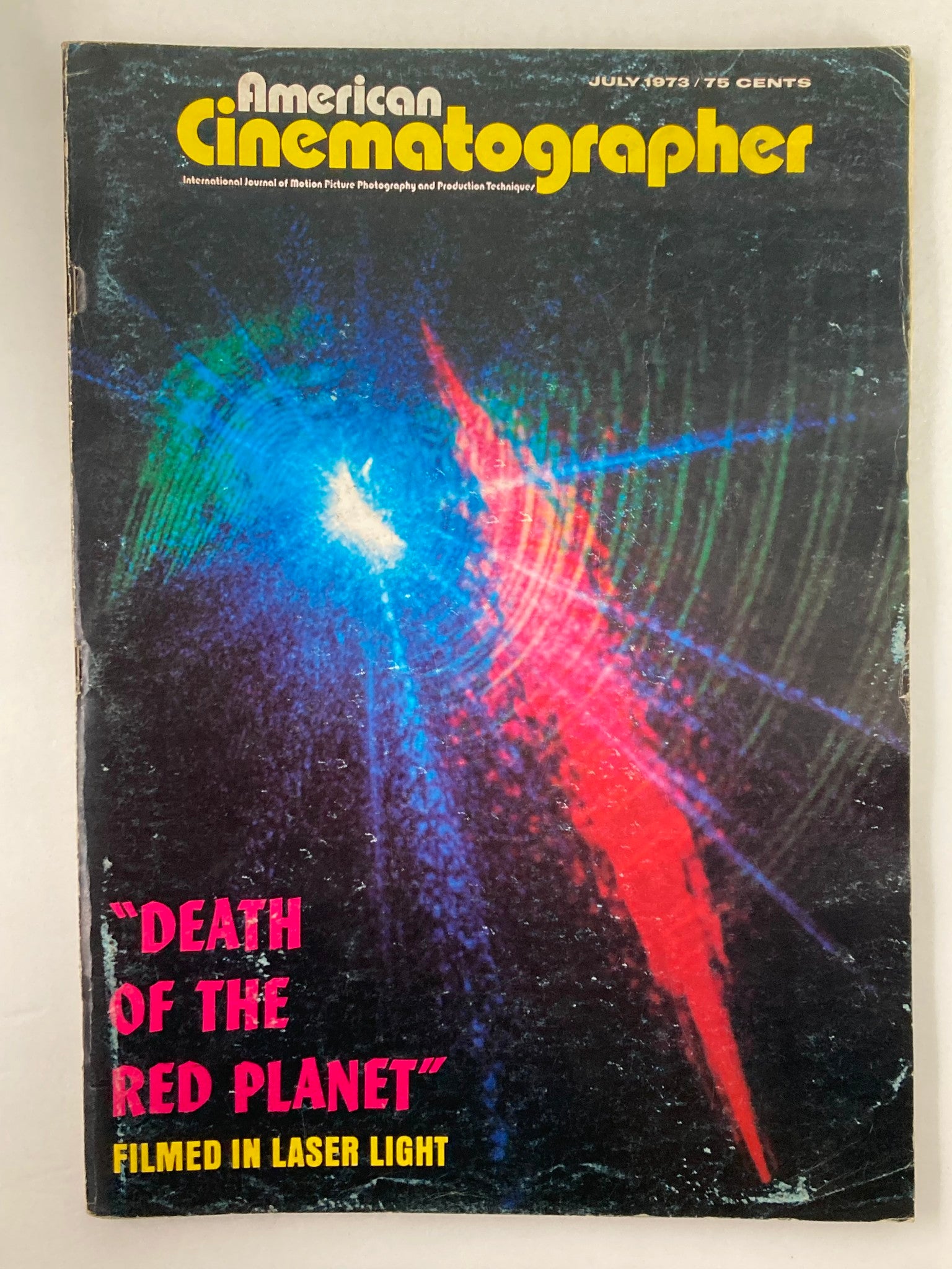 American Cinematographer Magazine July 1973 Death of the Red Planet