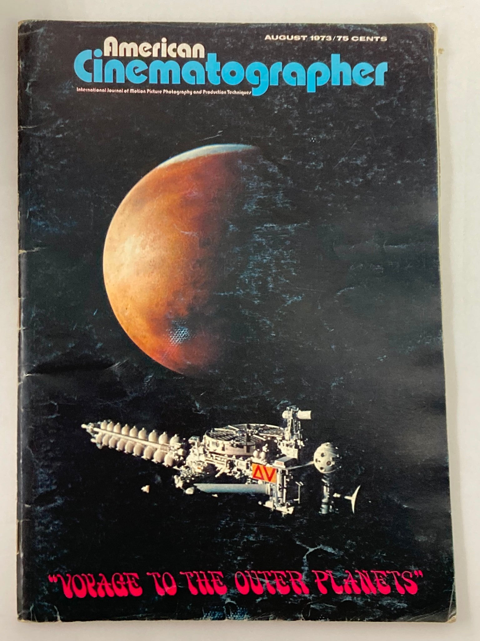 American Cinematographer Magazine August 1973 Voyage To The Outer Planets