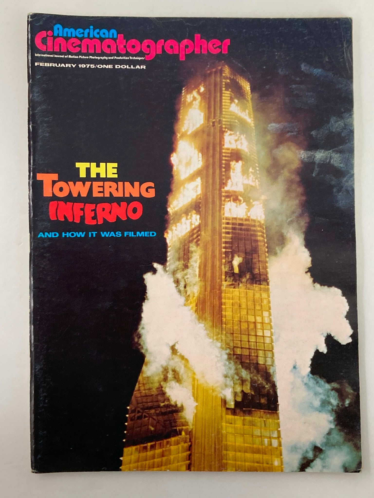 American Cinematographer Magazine February 1975 Irwen Allen The Towering Inferno