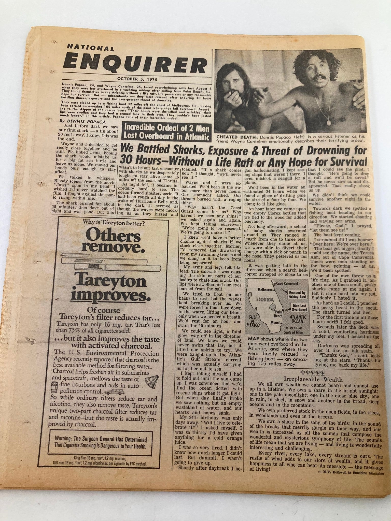 National Enquirer Tabloid October 5 1976 Sophia Loren Forgives Her Father