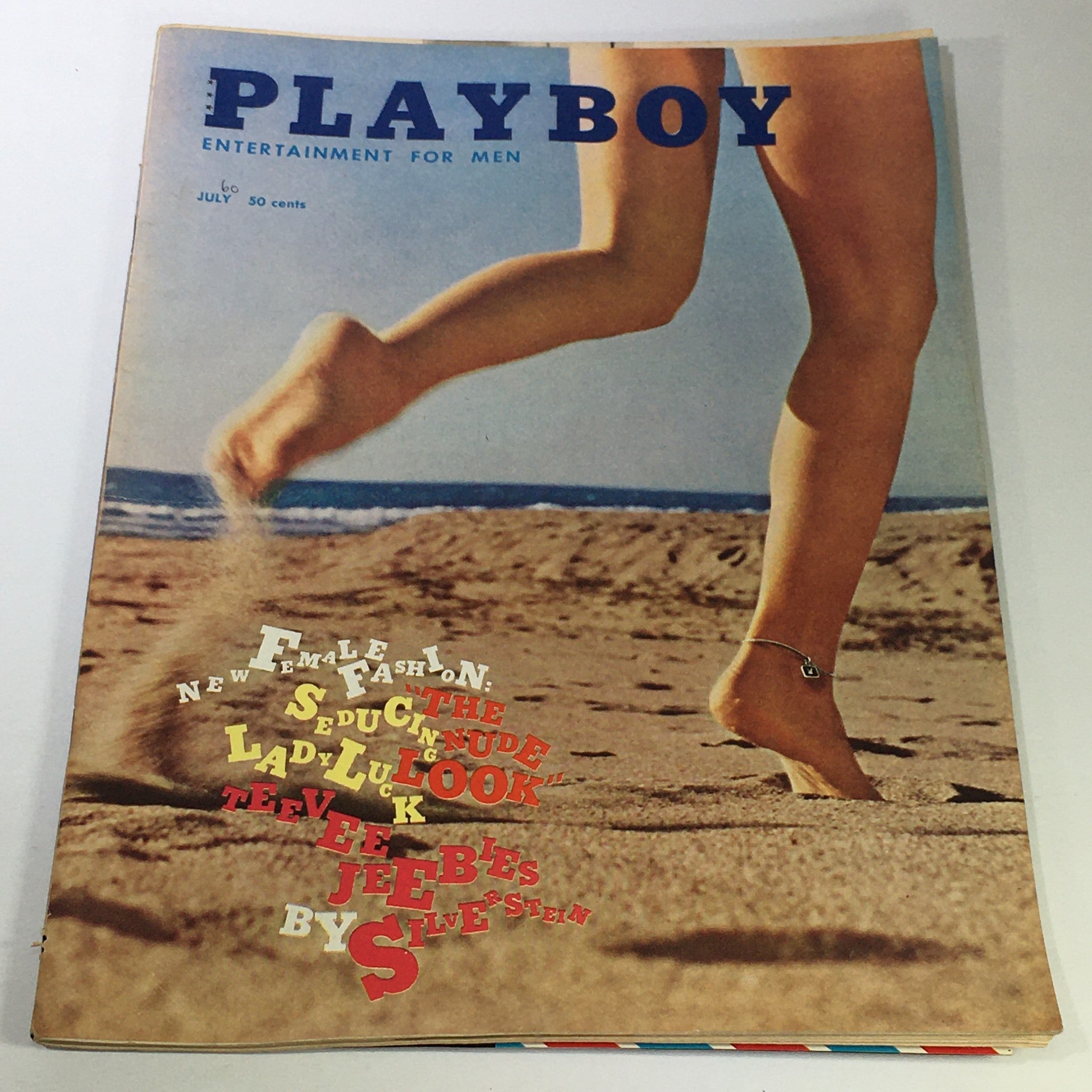 VTG Playboy Magazine: July 1960 - The Nude Look/Seduce Lady Luck No Label