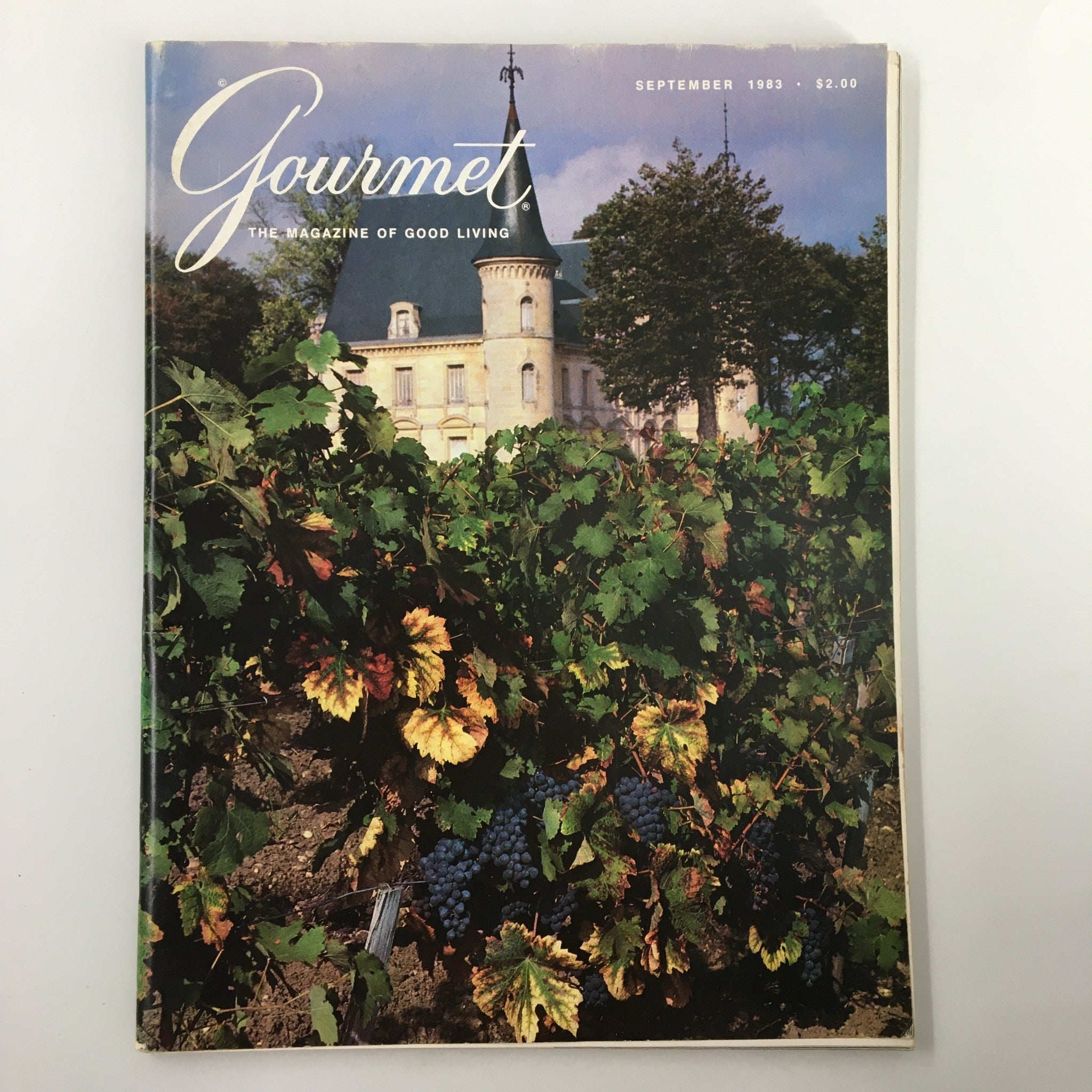 VTG Gourmet Magazine September 1983 The Grape Vineyard No Label