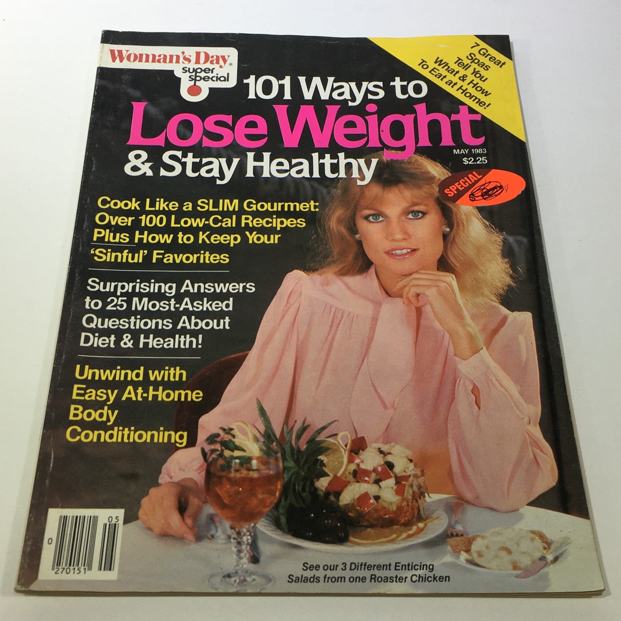 VTG Woman's Day Magazine: May 1983 - 101 Ways To Lose Weight & Stay Healthy