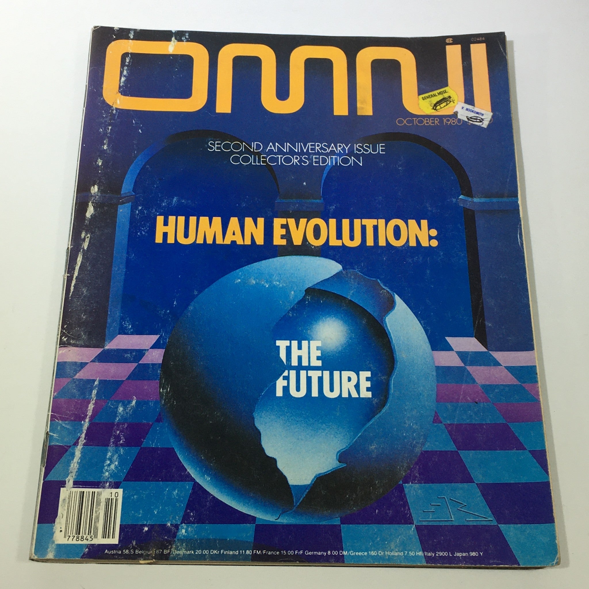 VTG Omni Magazine: October 1980 - Collector's Edition 2nd Anniversary The Future