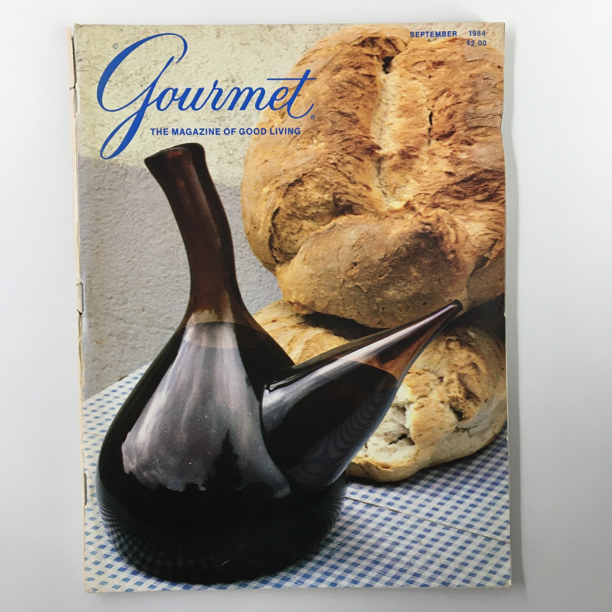 VTG Gourmet Magazine September 1984 Golf Enthusiasts Visiting Spain No Label