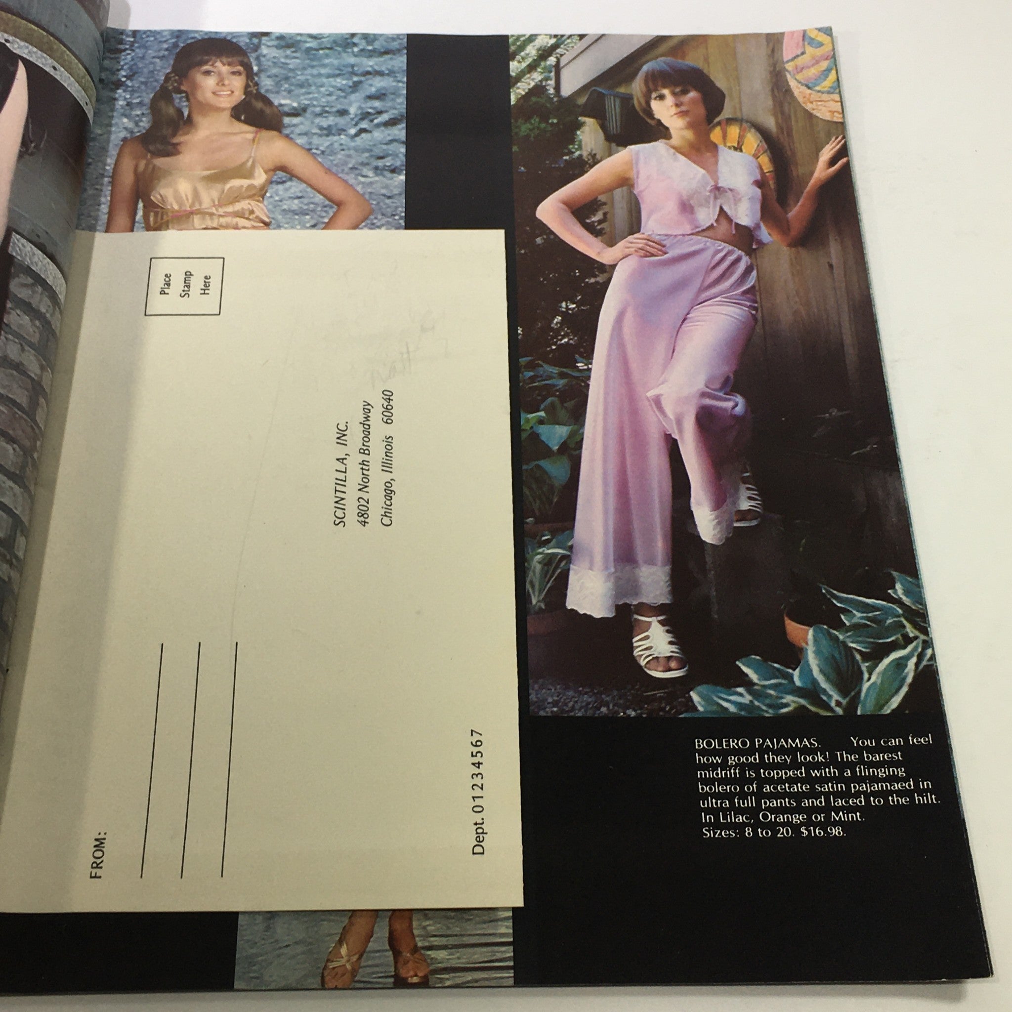 VTG Scintillas Catalog: 1970 - Satin Shop Price Color Guide / No Label