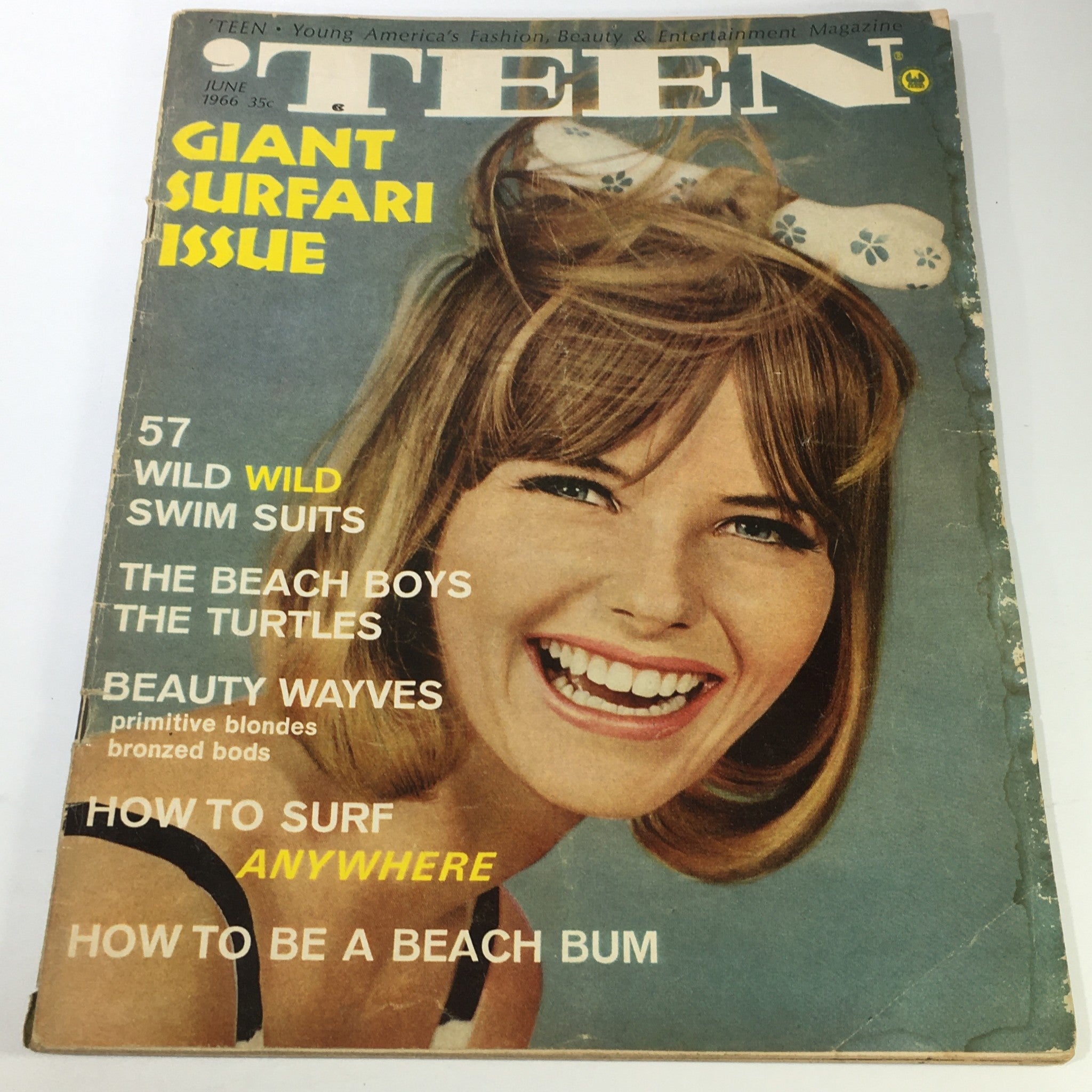 VTG Teen Magazine: June 1966 - Cheryl Tiegs Cover / Giant Surfari Issue