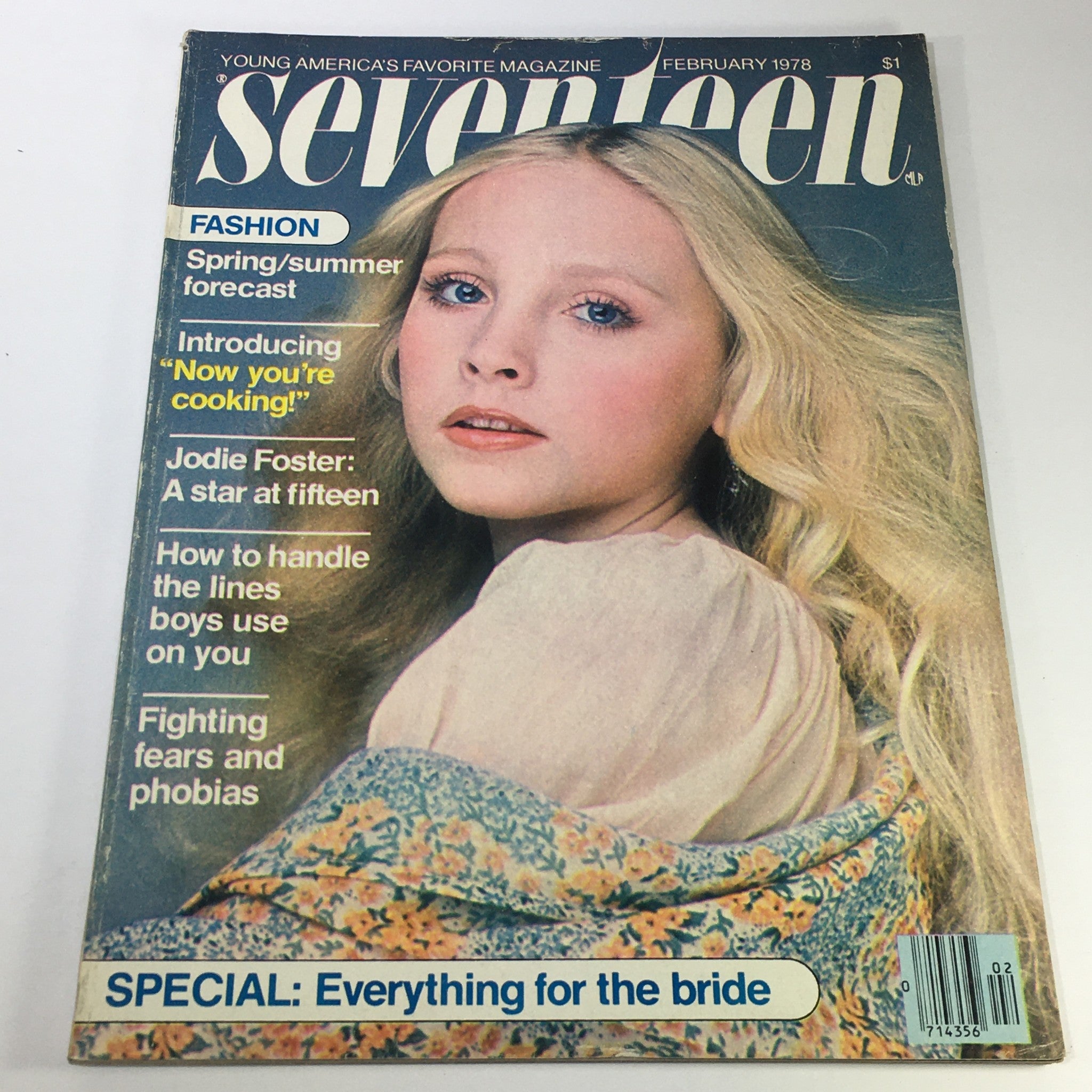 VTG Seventeen Magazine: February 1978 - Jodie Foster Cover / Summer Forecast