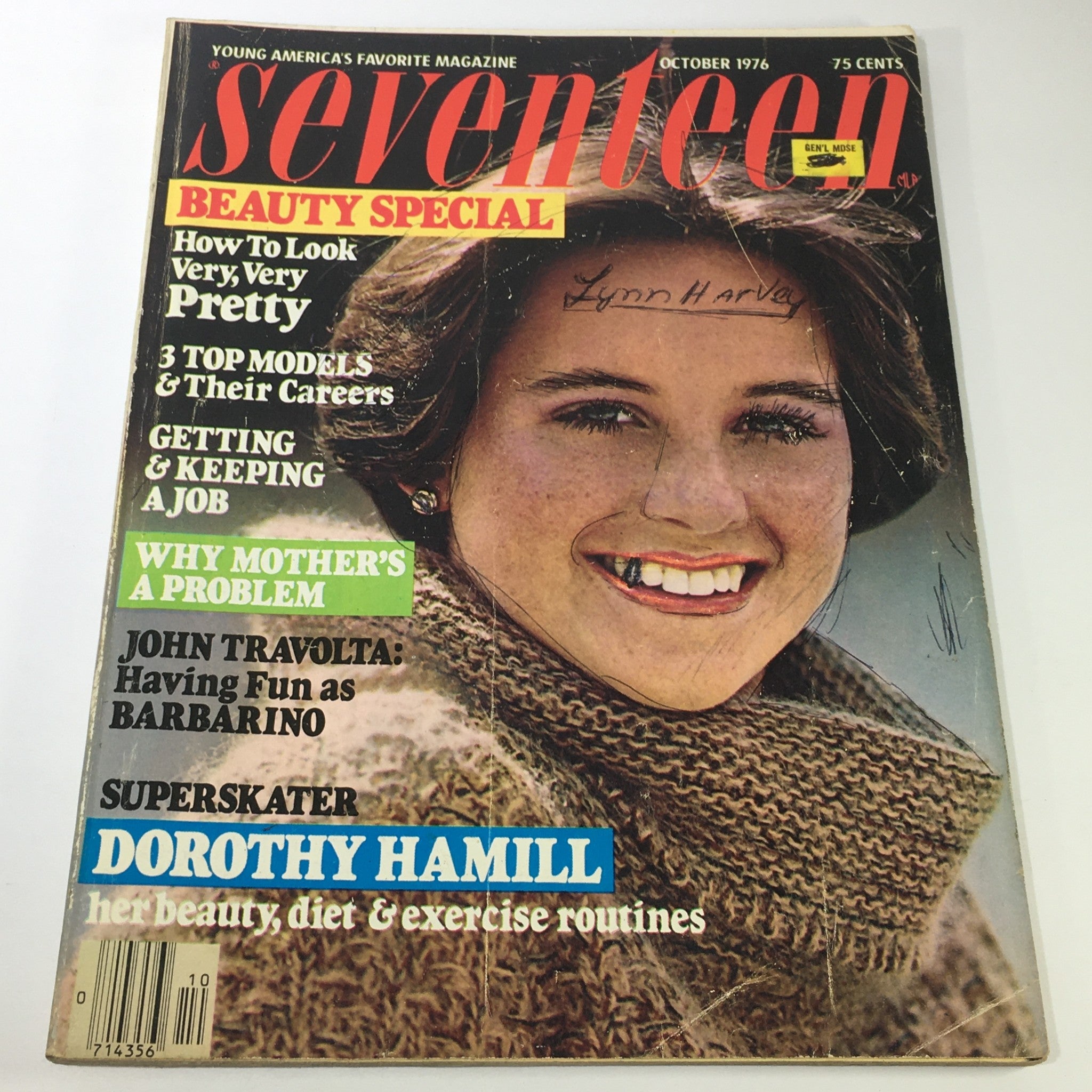 VTG Seventeen Magazine: October 1976 - Dorothy Hamill Cover / John Travolta