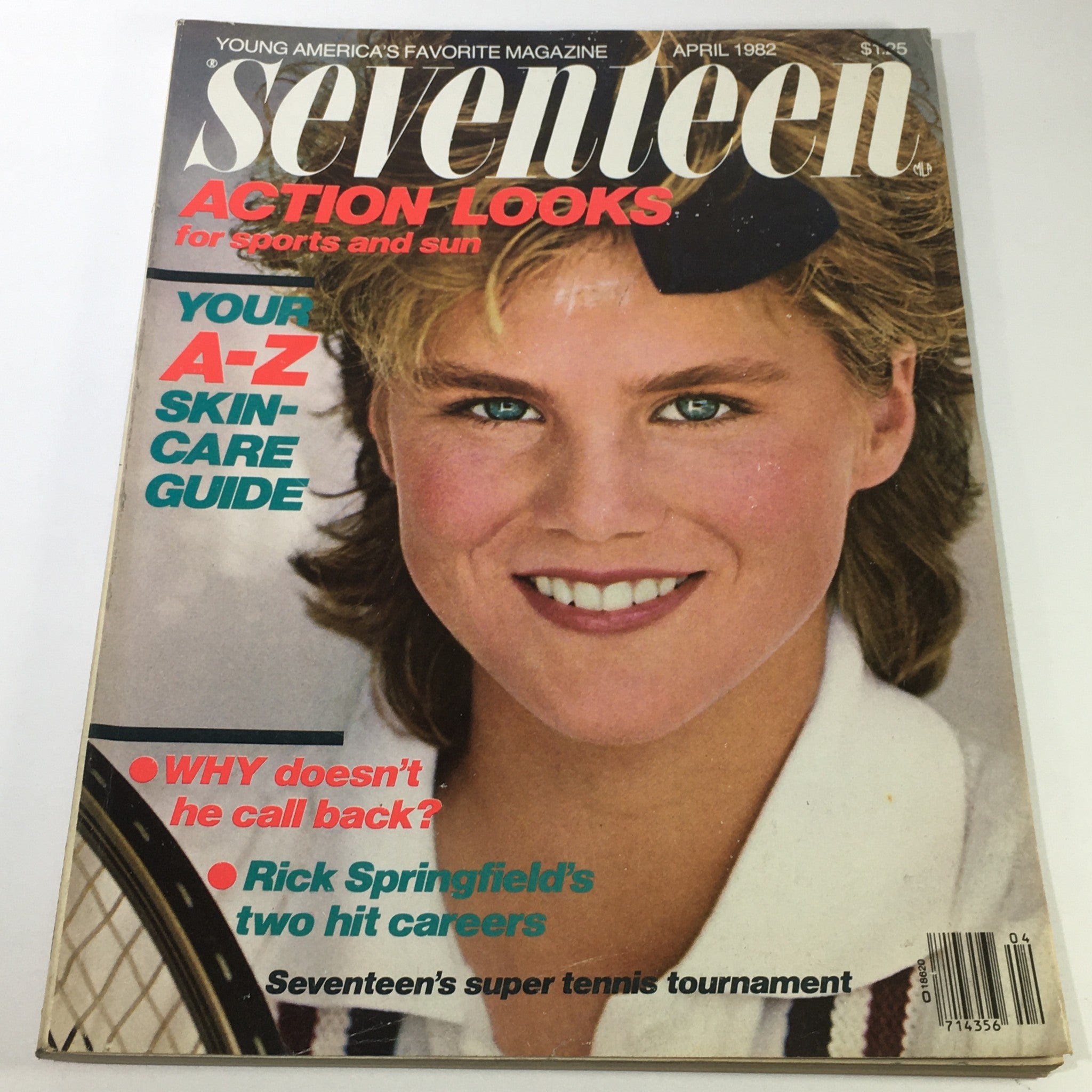 VTG Seventeen Magazine: April 1982 - Marilyn Clark Cover / Rick Springfield