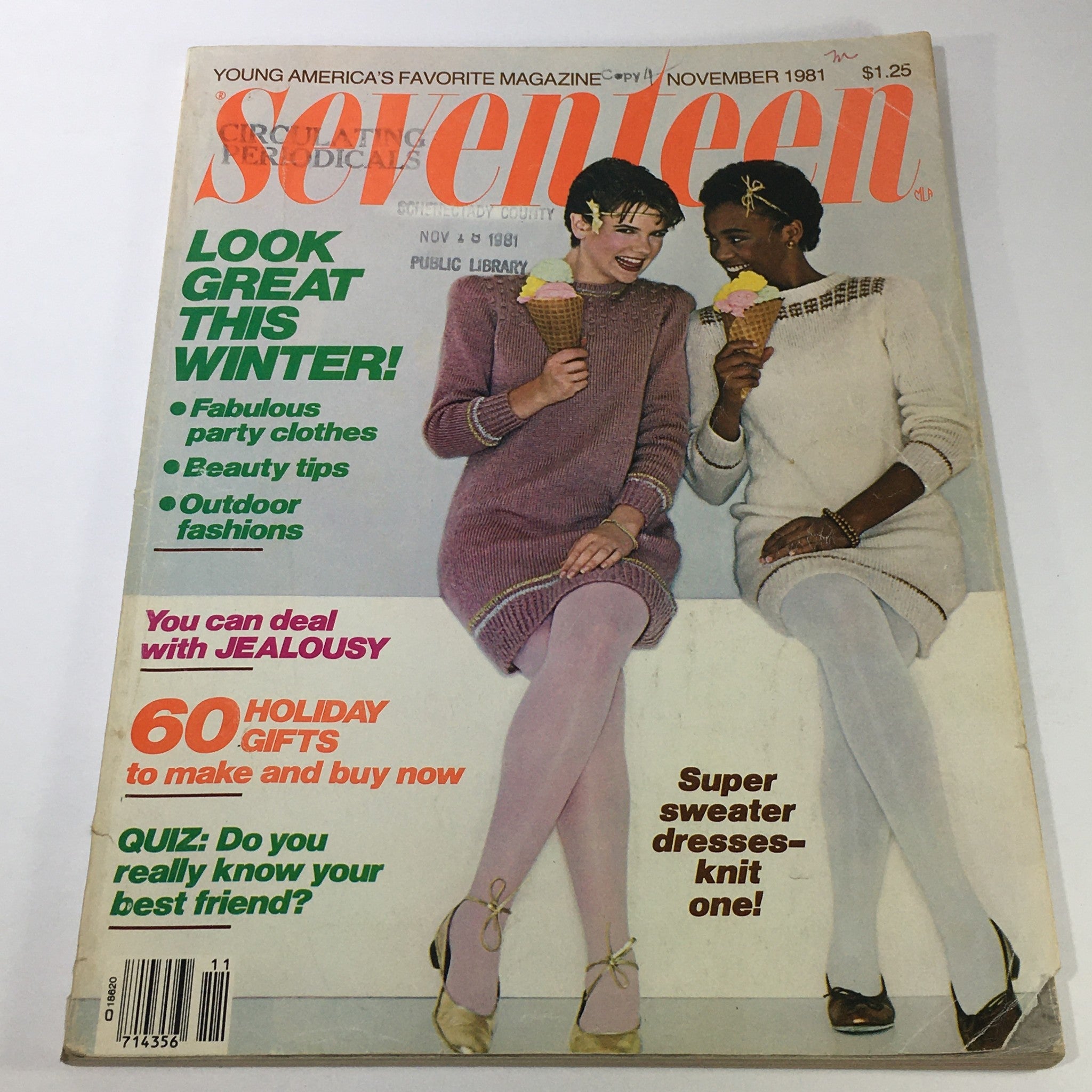 VTG Seventeen Magazine: November 1981 - Lori Loughlin / Whitney Houston