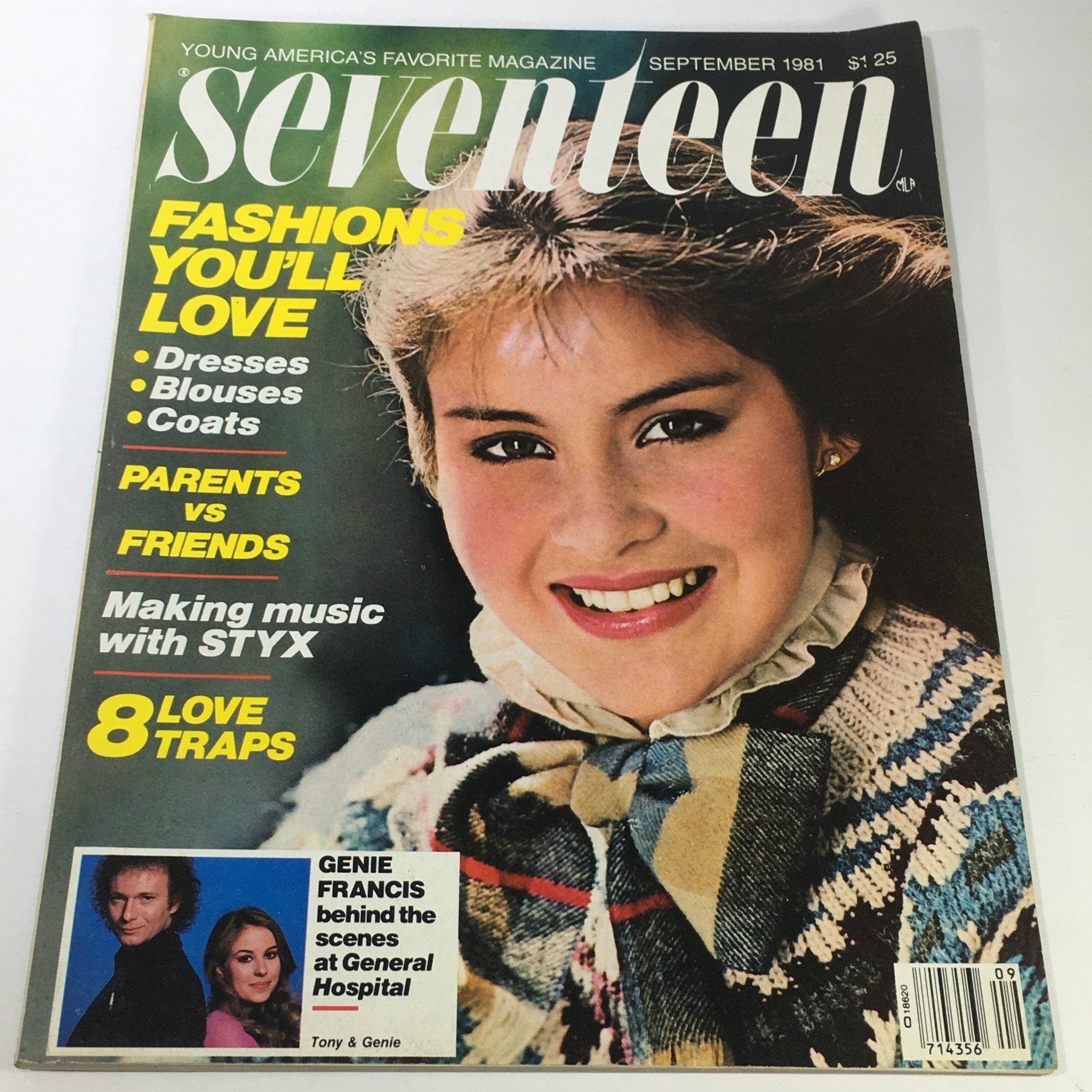 VTG Seventeen Magazine: September 1981 - Genie Francis / Tony / No Label