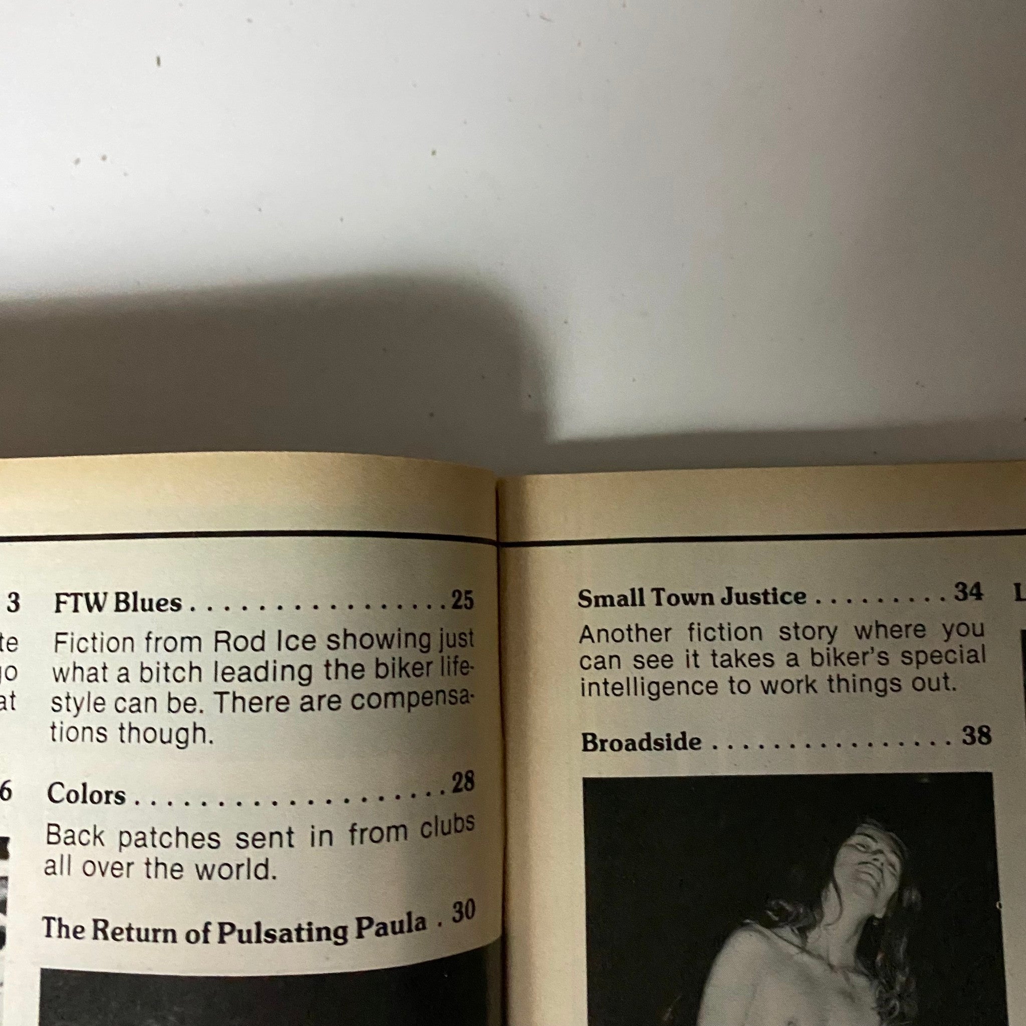 VTG Biker Lifestyle Magazine February 1985 Paula Strikes Again No Label