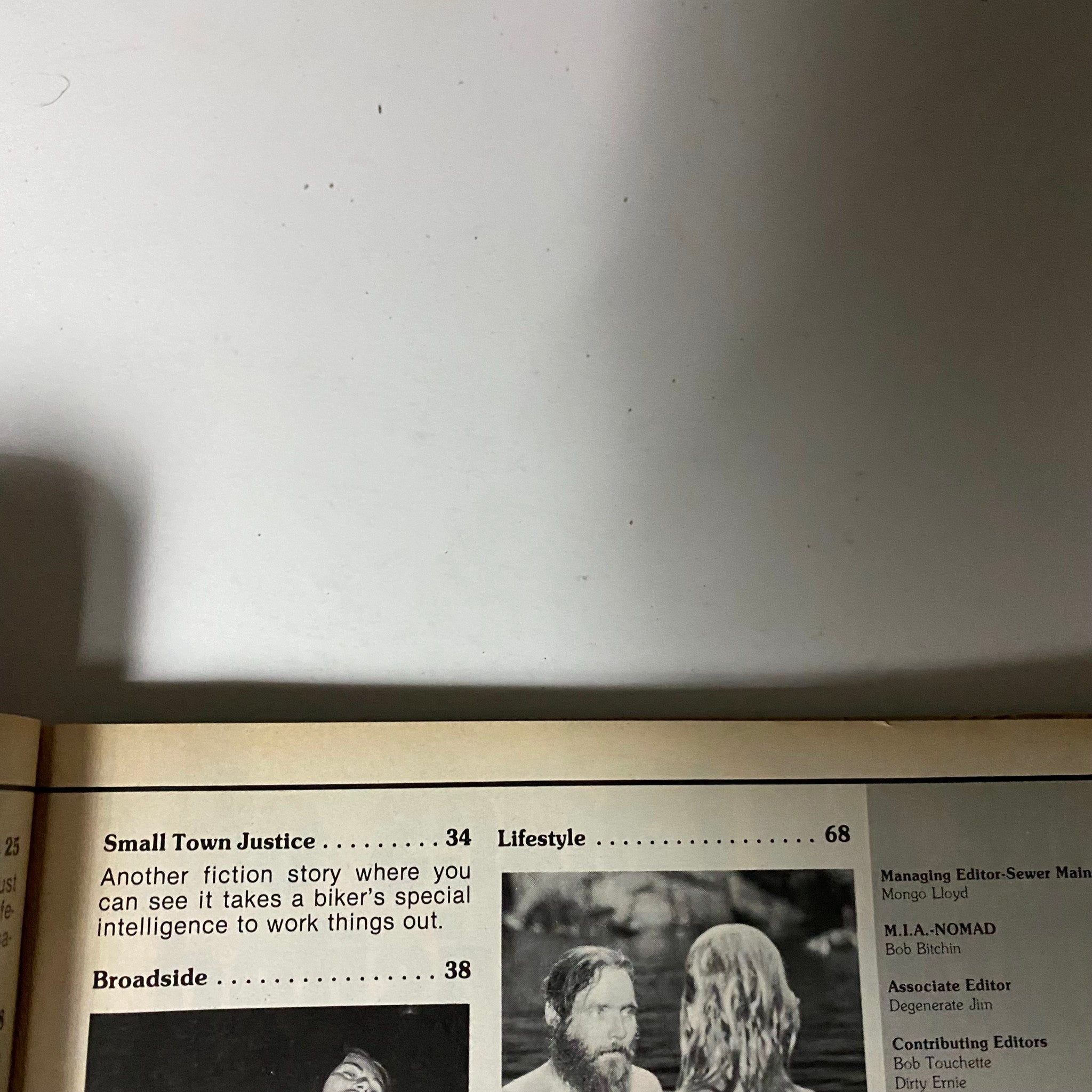VTG Biker Lifestyle Magazine February 1985 Paula Strikes Again No Label