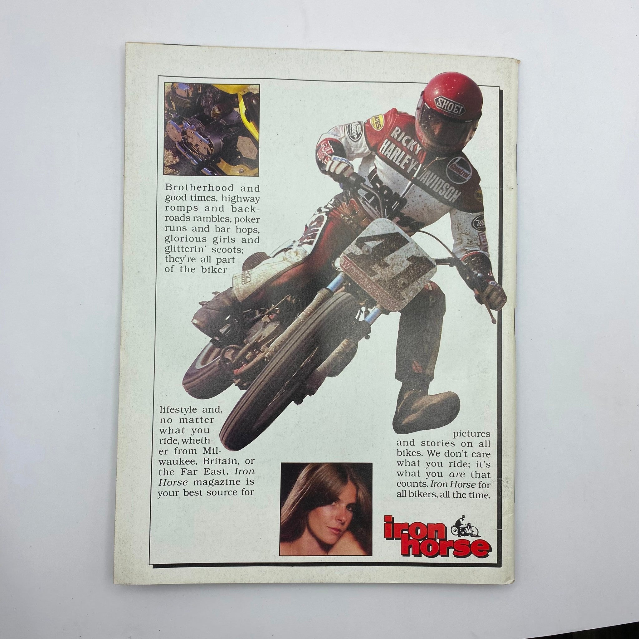 VTG Easyriders Magazine March 1983 Runner-up Ol' Lady For Ya No Label