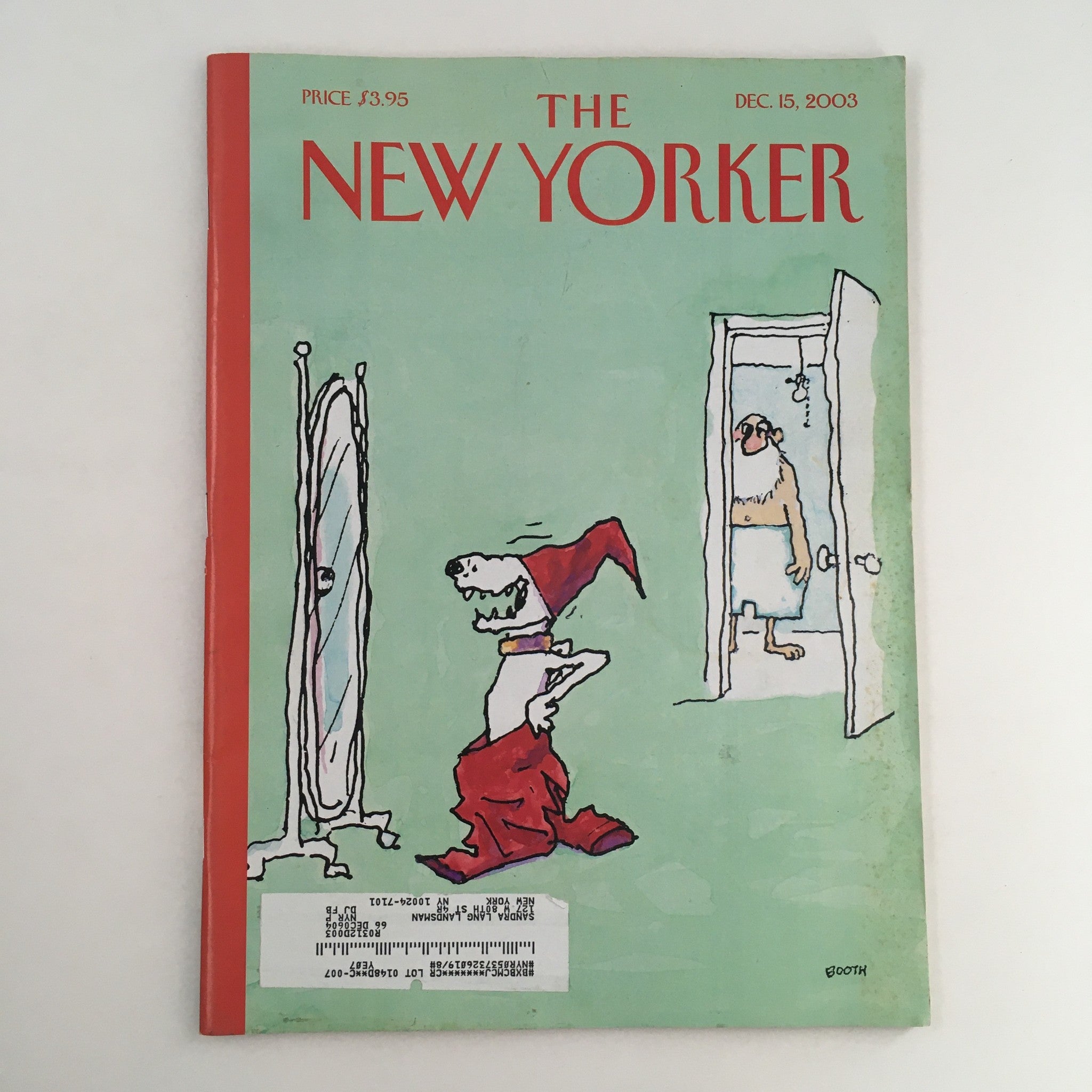 The New Yorker Full Magazine December 15 2003 A Laugh on Santa George Booth