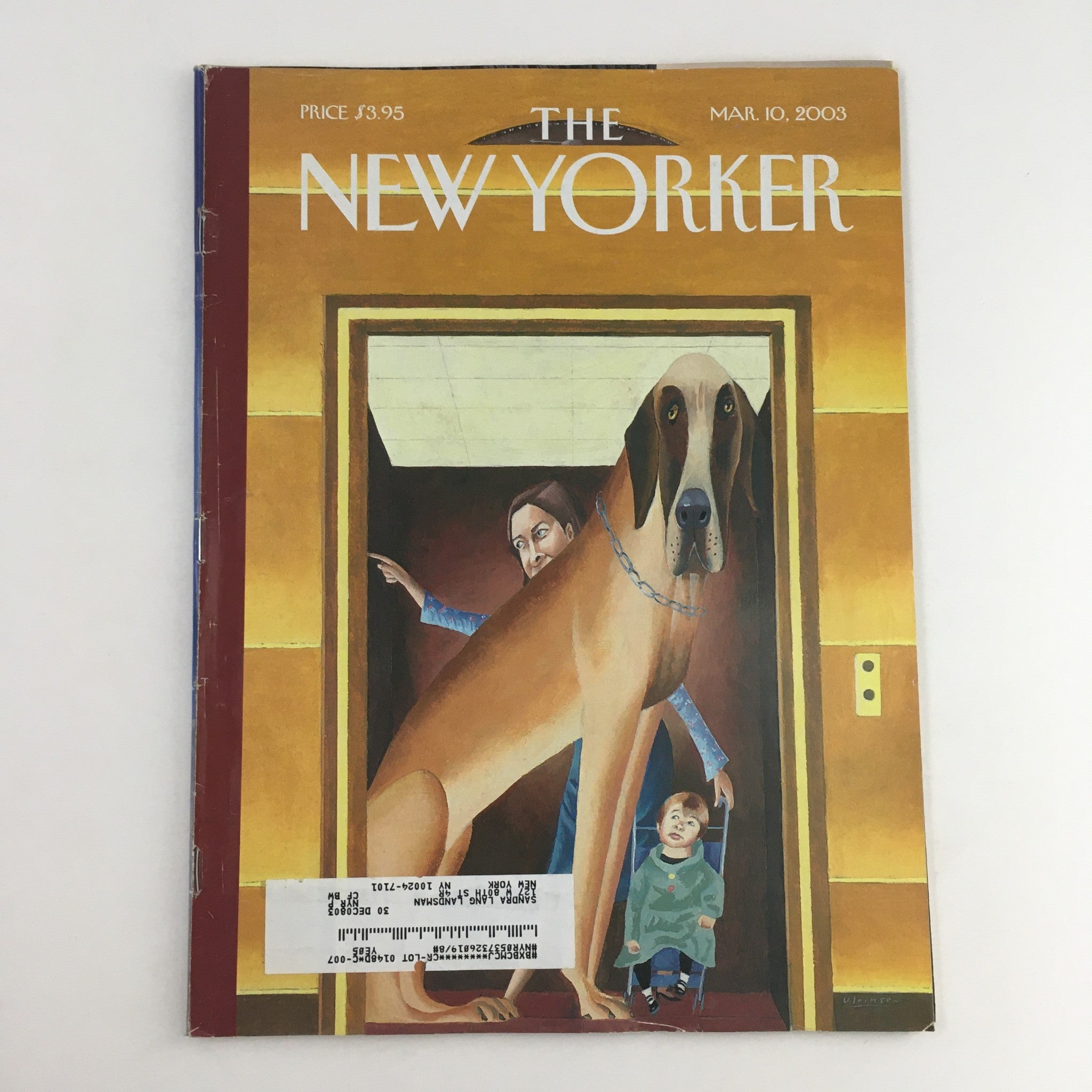 The New Yorker Full Magazine March 10 2003 Three's A Crowd by Mark Ulriksen